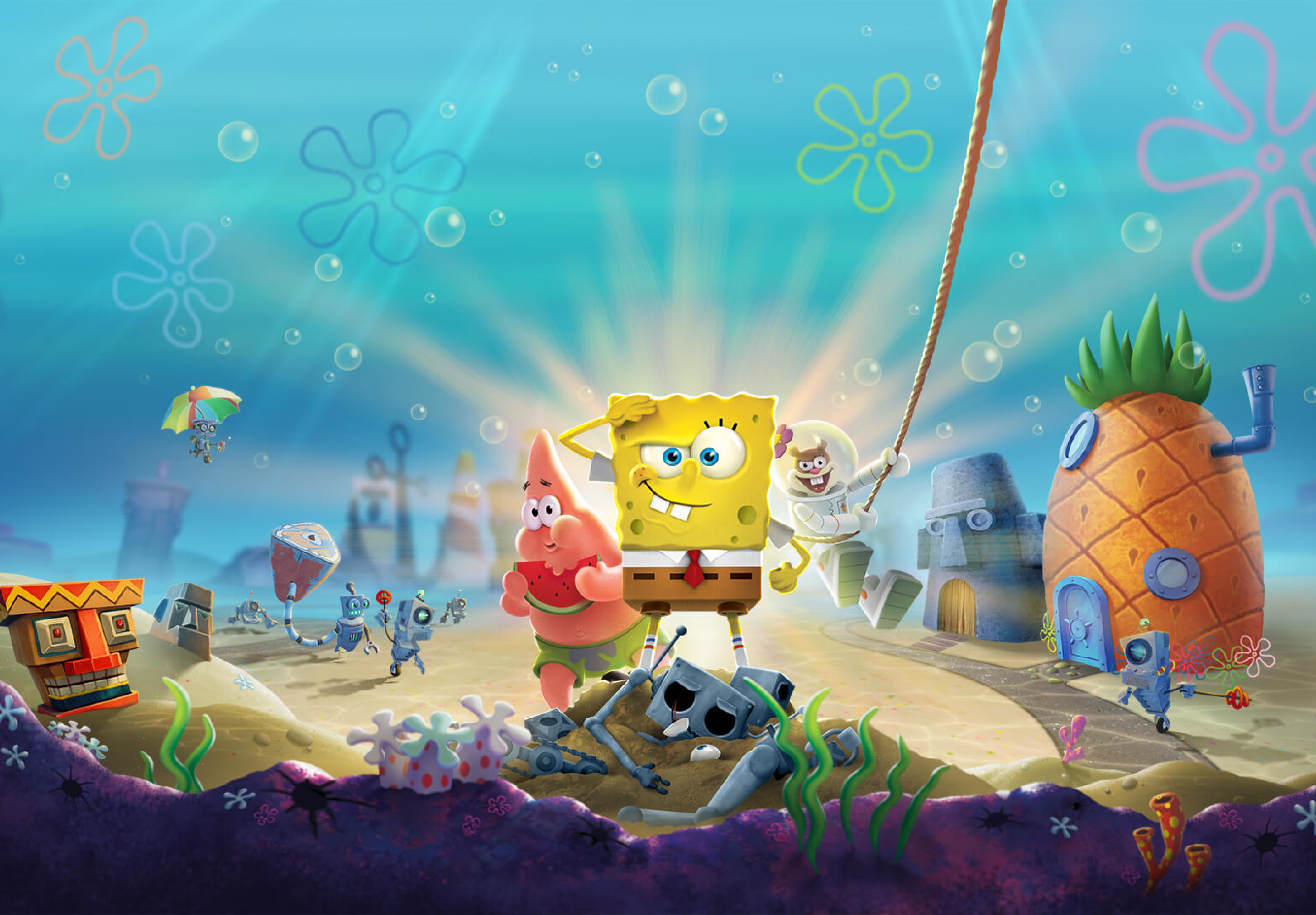 Spongebob bikini bottom android. Spongebob Squarepants: Battle for Bikini bottom rehydrated 2020. Игра губка Боб квадратные штаны на ps4. Спанч Боб батл фор бикини Боттом игра. Spongebob Squarepants Battle for Bikini bottom 2003.