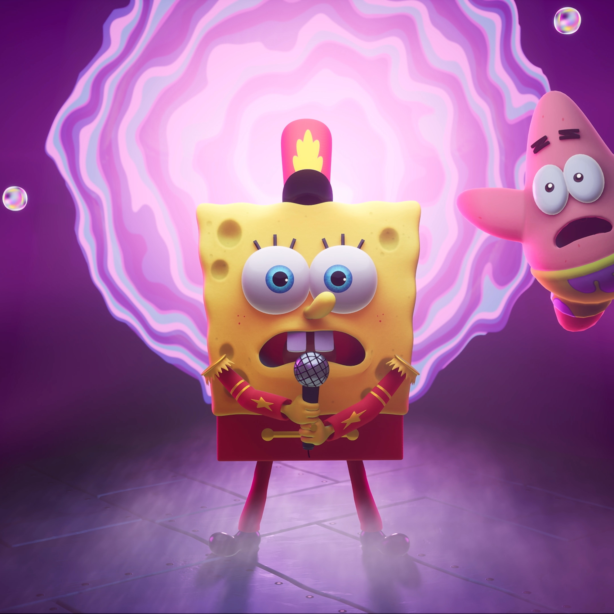 1980x1980 SpongeBob SquarePants: The Cosmic Shake 4k 1980x1980 ...