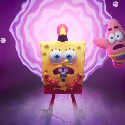 512x512 Resolution SpongeBob SquarePants: The Cosmic Shake 4k 512x512 ...