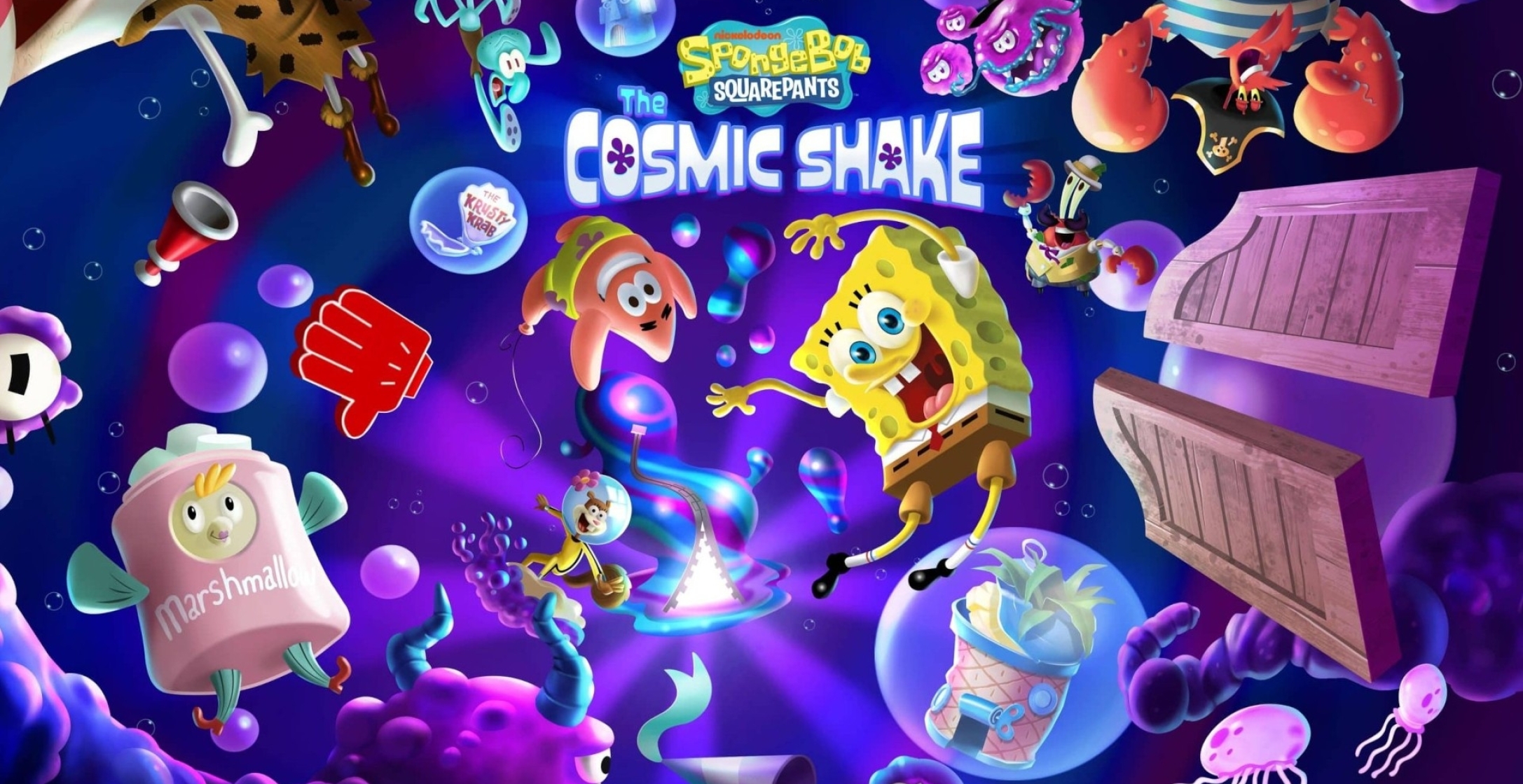 2174x1120 Resolution SpongeBob SquarePants The Cosmic Shake HD ...