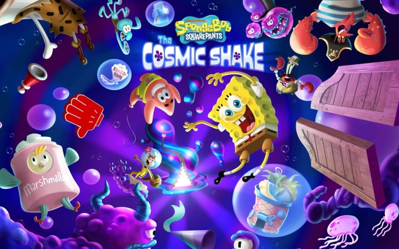 800x500 Resolution Spongebob Squarepants The Cosmic Shake Hd 800x500 Resolution Wallpaper 2063