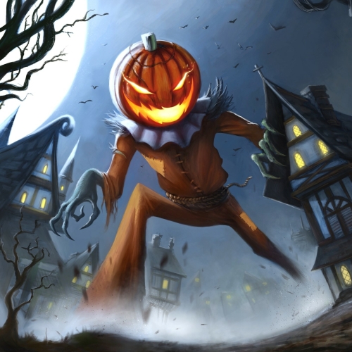 500x500 Spooky Halloween 2022 500x500 Resolution Wallpaper, HD Artist ...