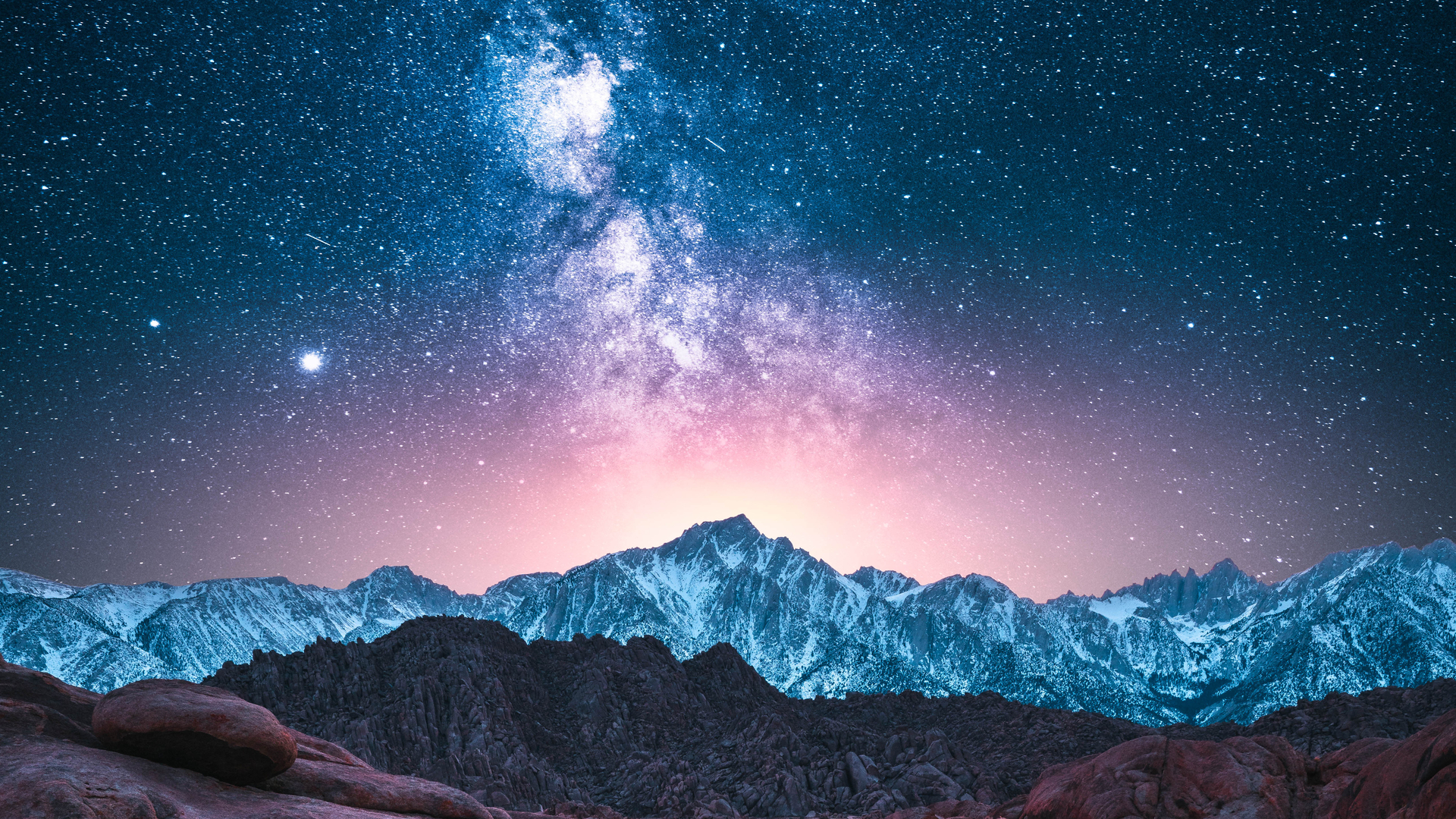 Starry Night over Mountains Cool Photography Wallpaper, HD Artist 4K  Wallpapers, Images, Photos and Background - Wallpapers Den
