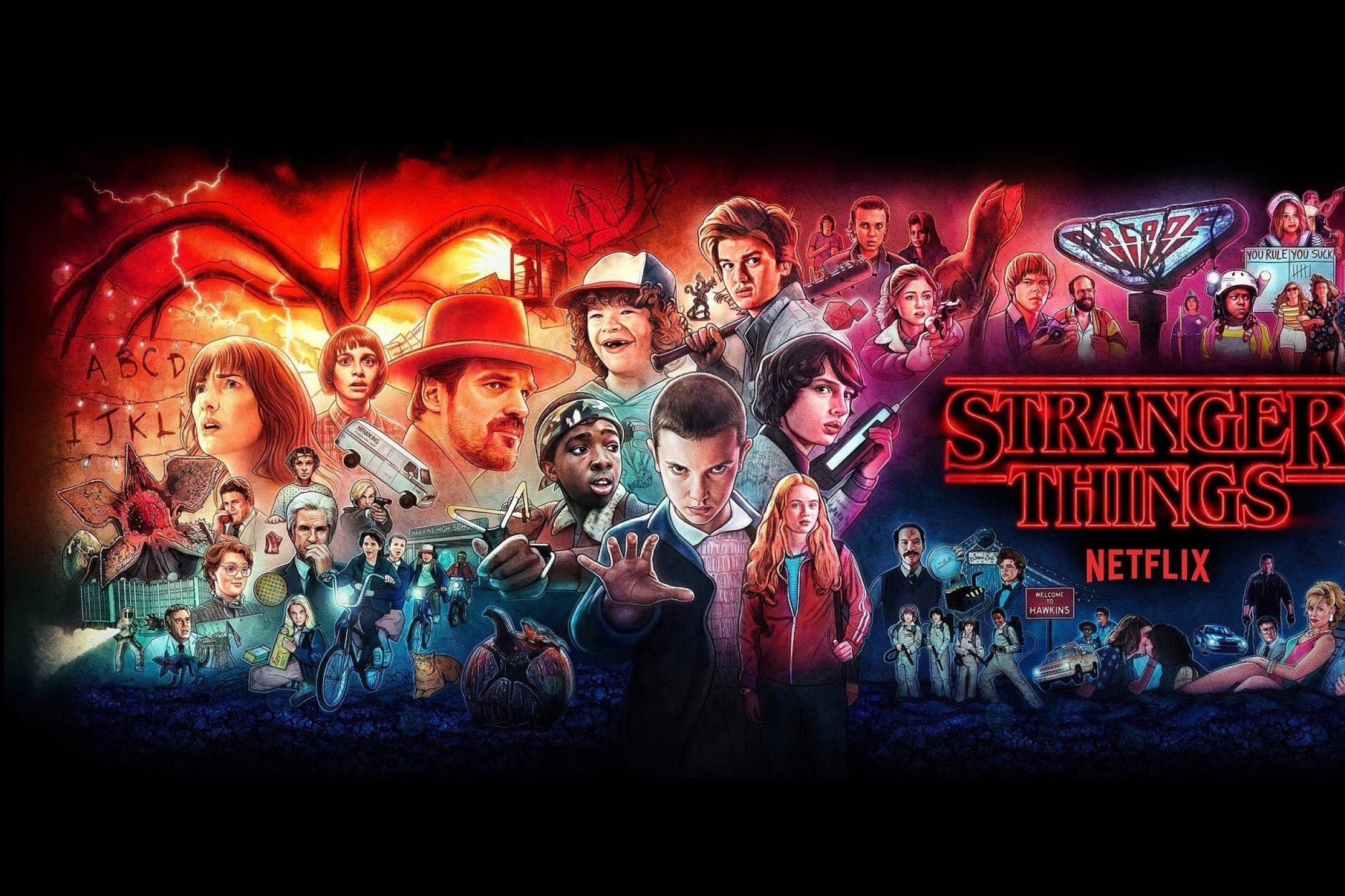 2160x1440 Resolution Stranger Things Banner 2160x1440 Resolution ...