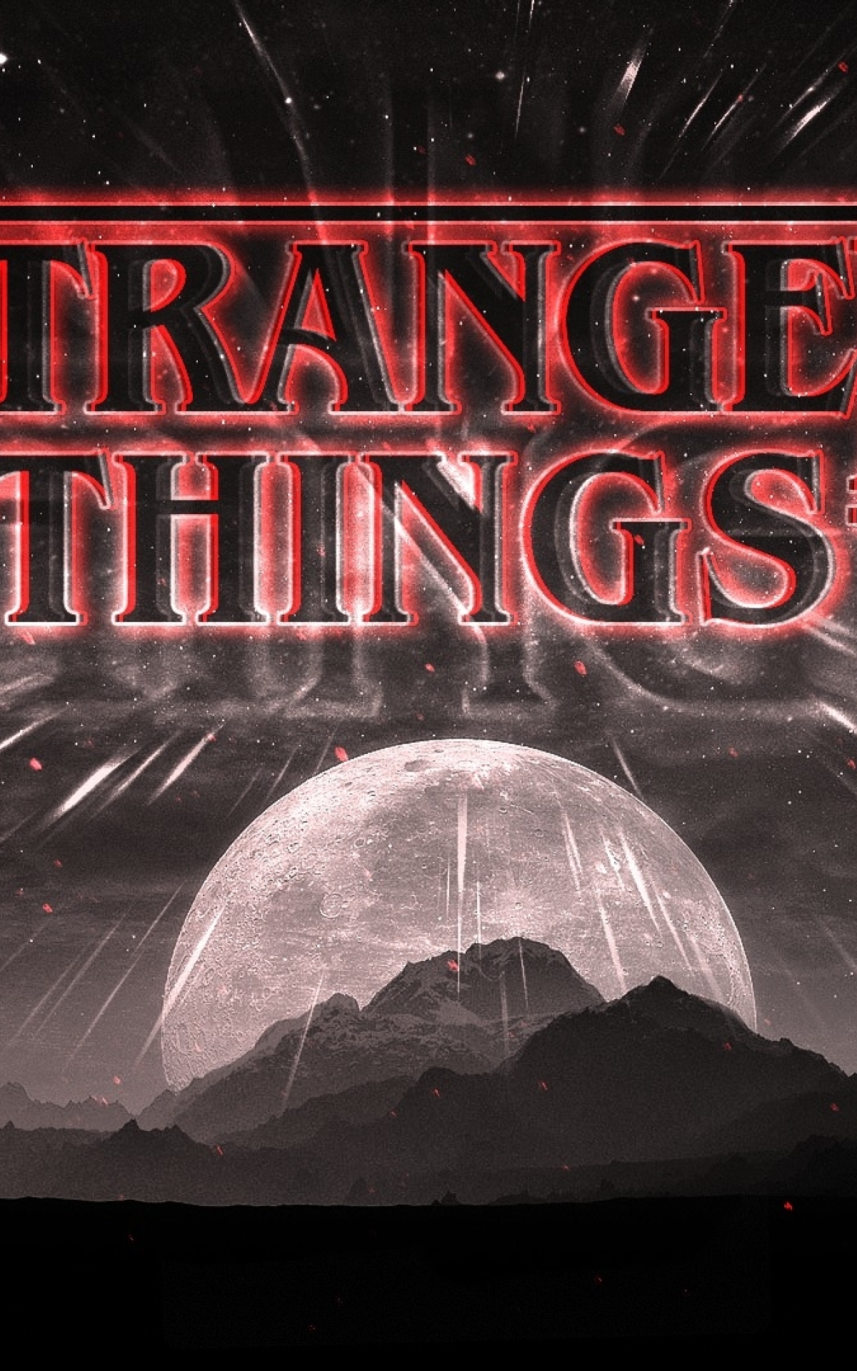 1200x1920 Stranger Things Dark Logo 1200x1920 Resolution Wallpaper Hd