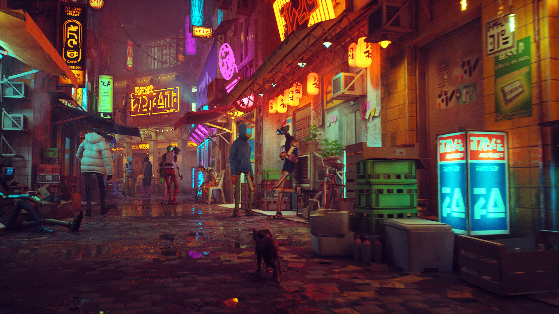 stray game cyberpunk wallpaper hd games 4k wallpapers images photos and background