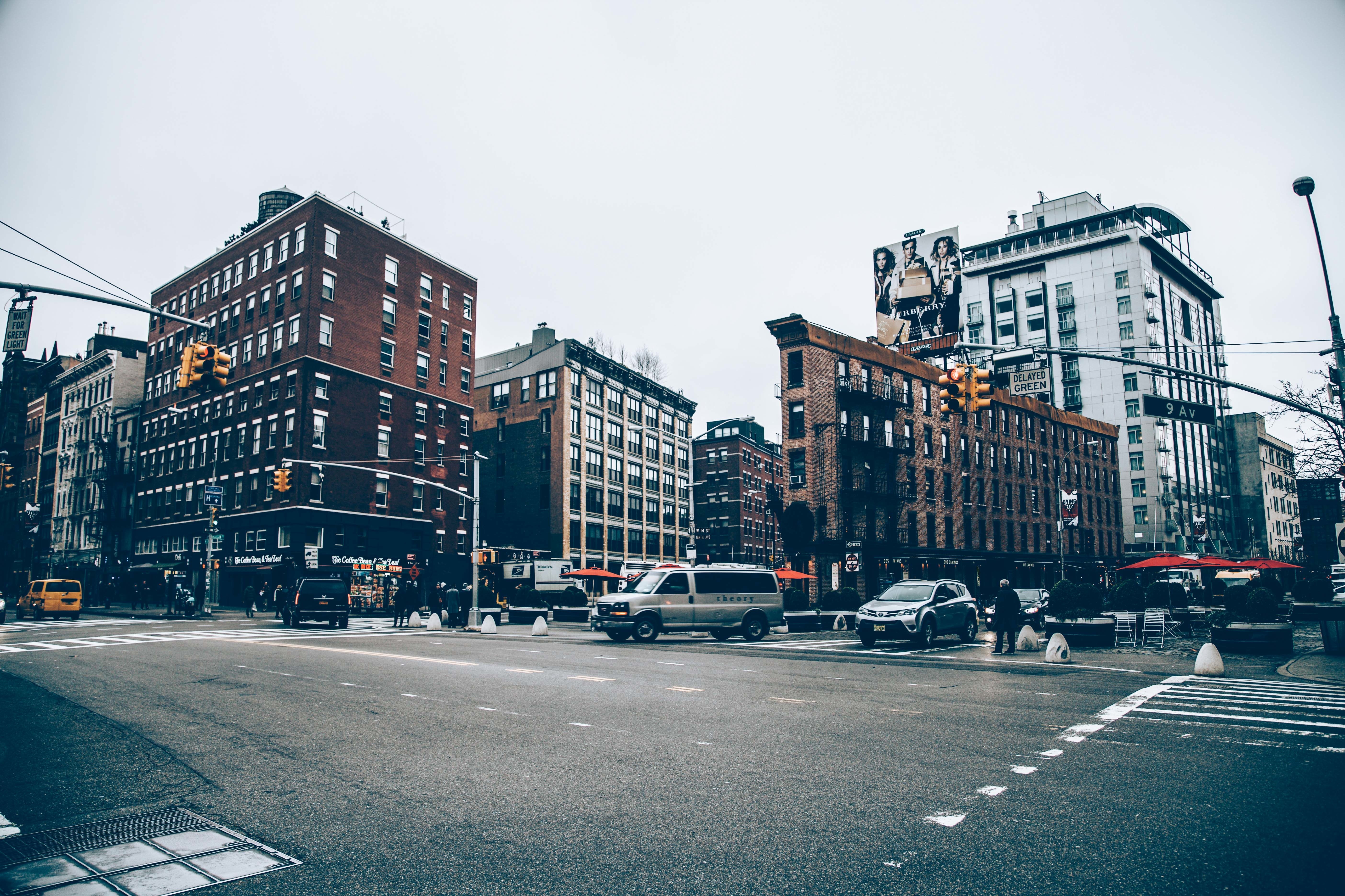 Street, Town, Building, HD 4K Wallpaper