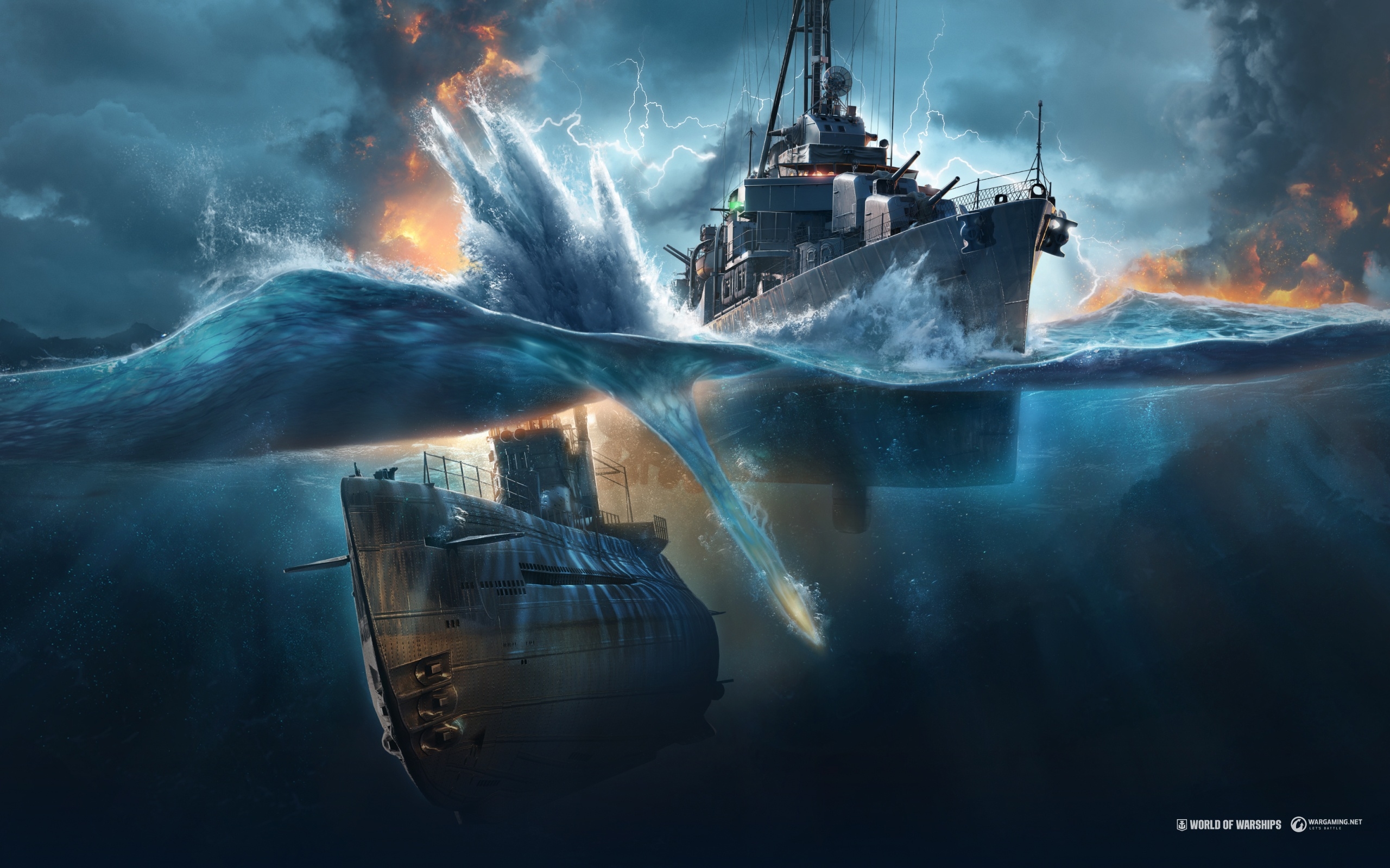 Submarine World of Warships Fights Wallpaper, HD Games 4K Wallpapers,  Images, Photos and Background - Wallpapers Den