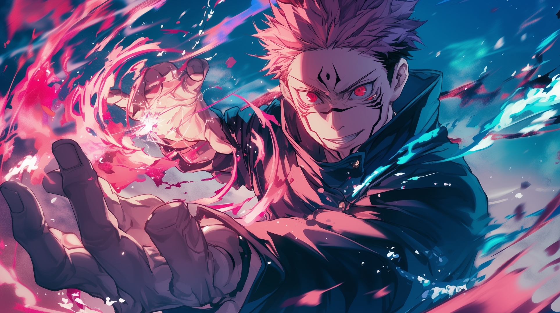3840x2160 Resolution Sukuna Digital Art Of Jujutsu Kaisen 4K Wallpaper 