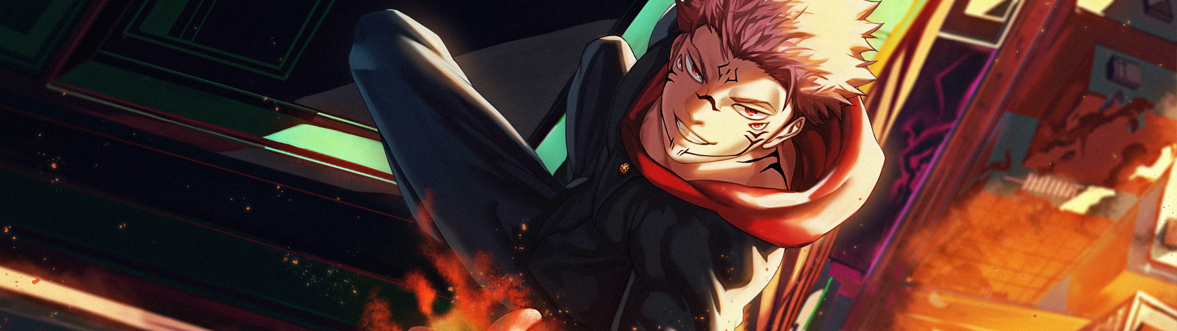 3840x1080 Sukuna Hd New Jujutsu Kaisen 3840x1080 Resolution Wallpaper Hd Anime 4k Wallpapers Images Photos And Background Wallpapers Den
