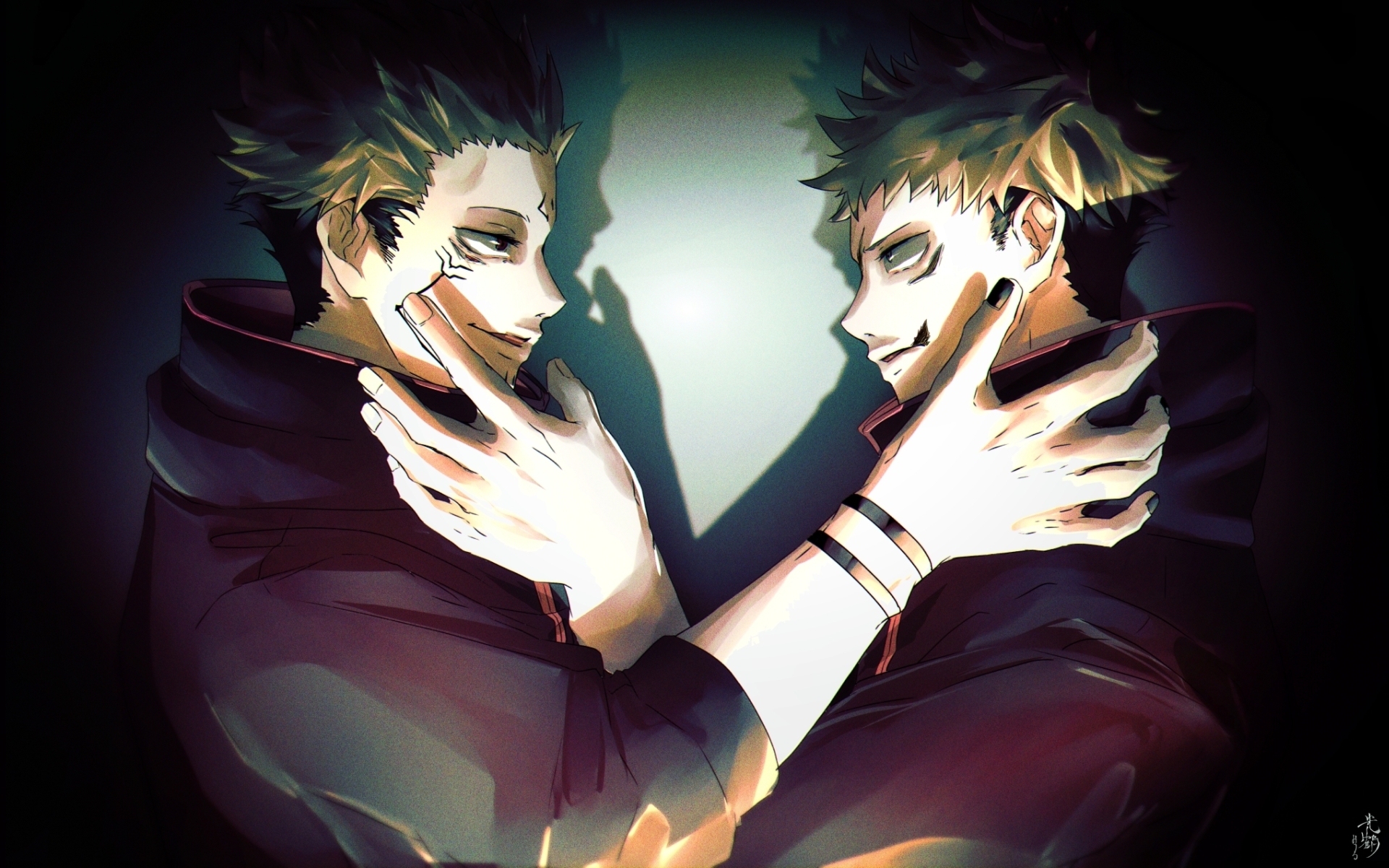 1920x1200 Resolution Yuji Itadori X Sukuna From Jujutsu Kaisen 1200P