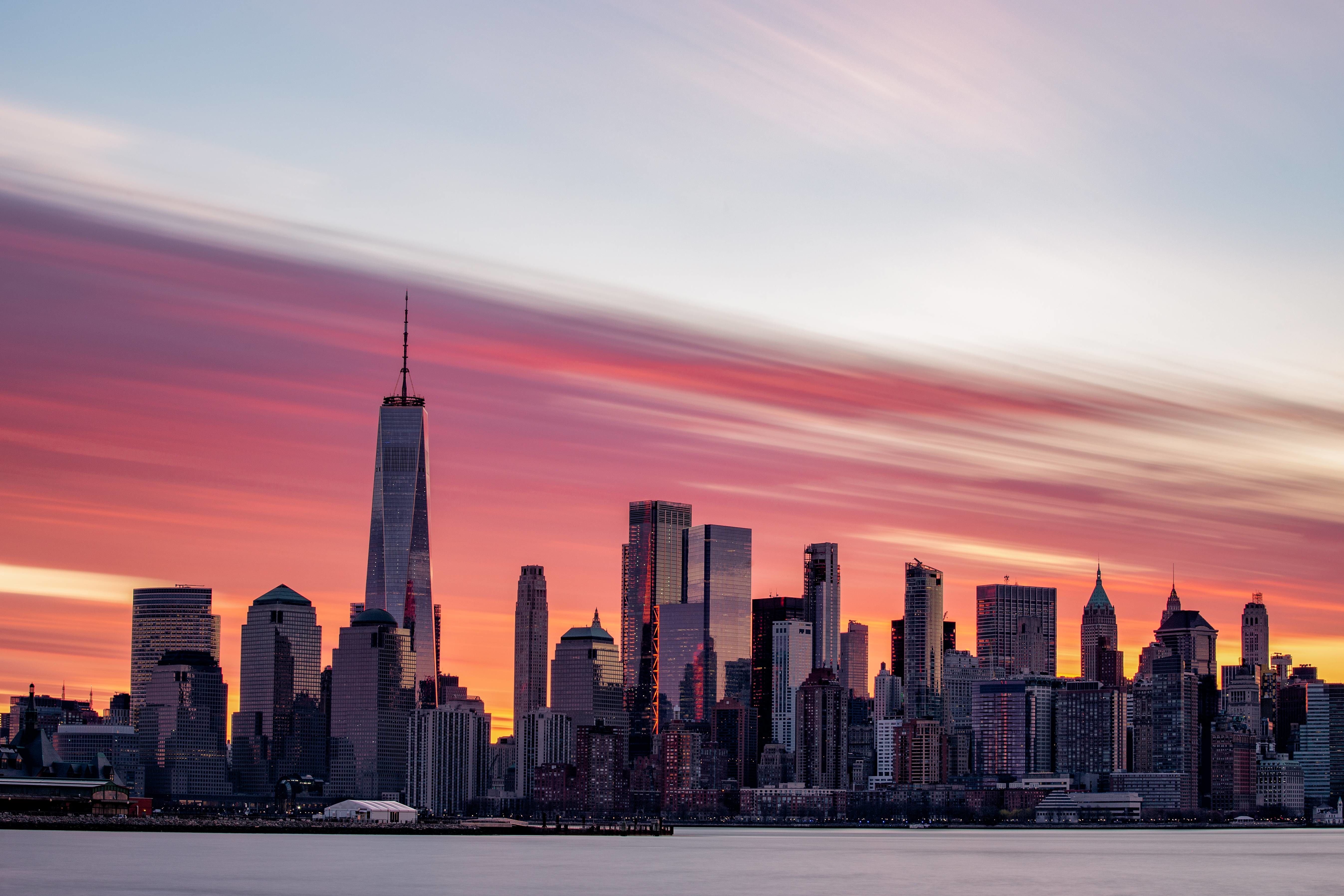 Sunrise Over Lower Manhattan Wallpaper, HD City 4K Wallpapers, Images