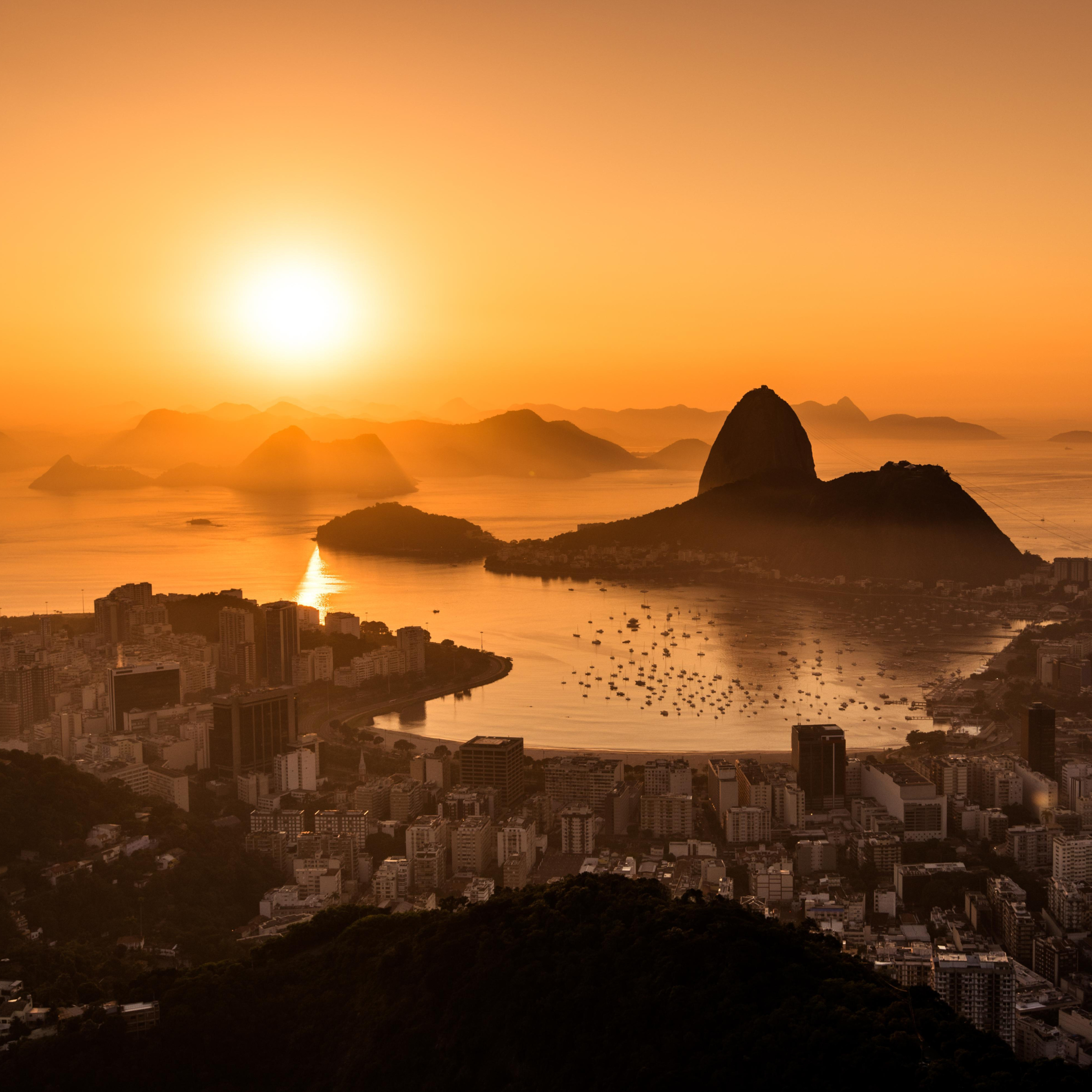 2248x2248 Resolution Sunset in Rio De Janeiro 5K 2248x2248 Resolution ...