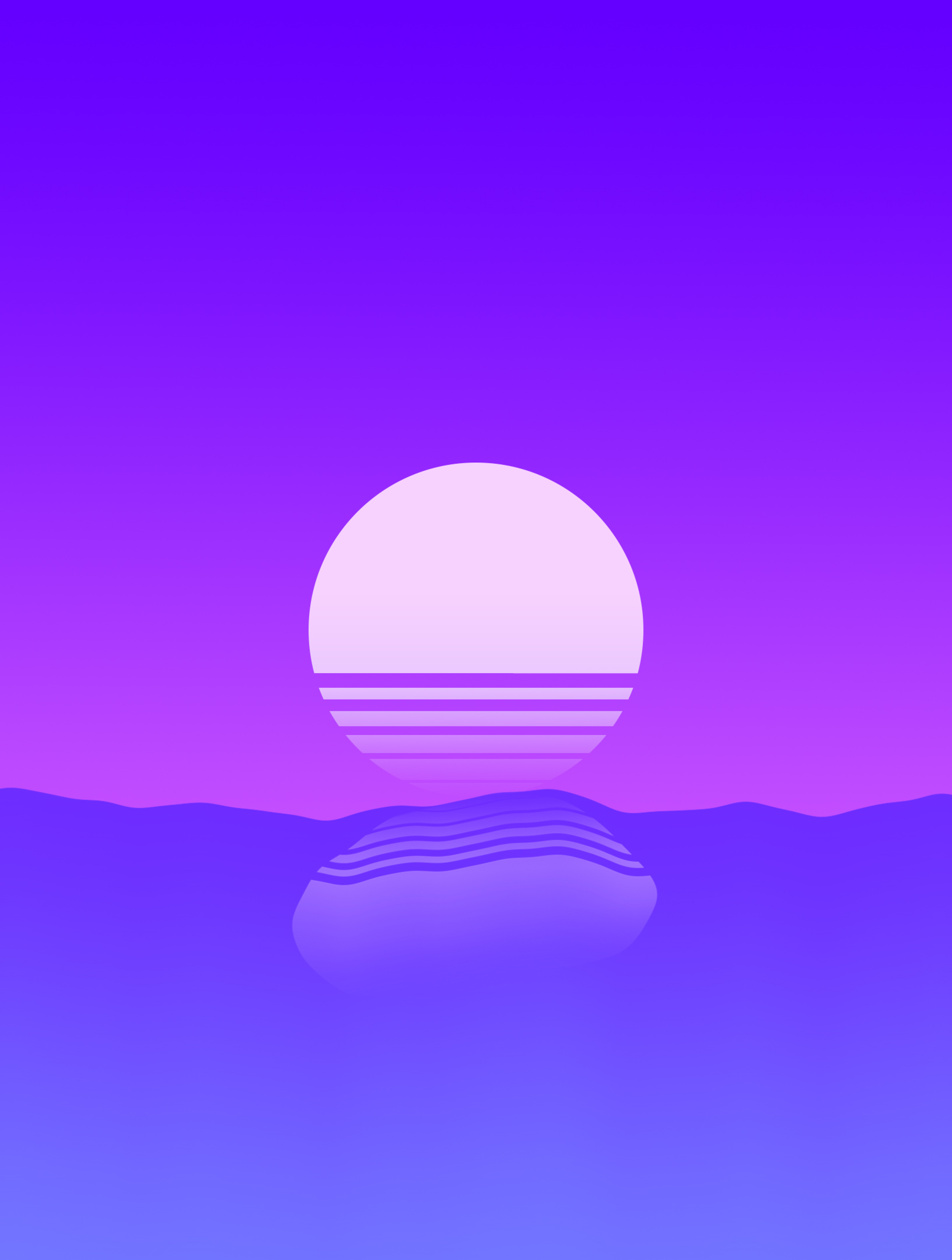 3400x4500 Sunset Sea Outrun 3400x4500 Resolution Wallpaper Hd Minimalist 4k Wallpapers Images Photos And Background Wallpapers Den