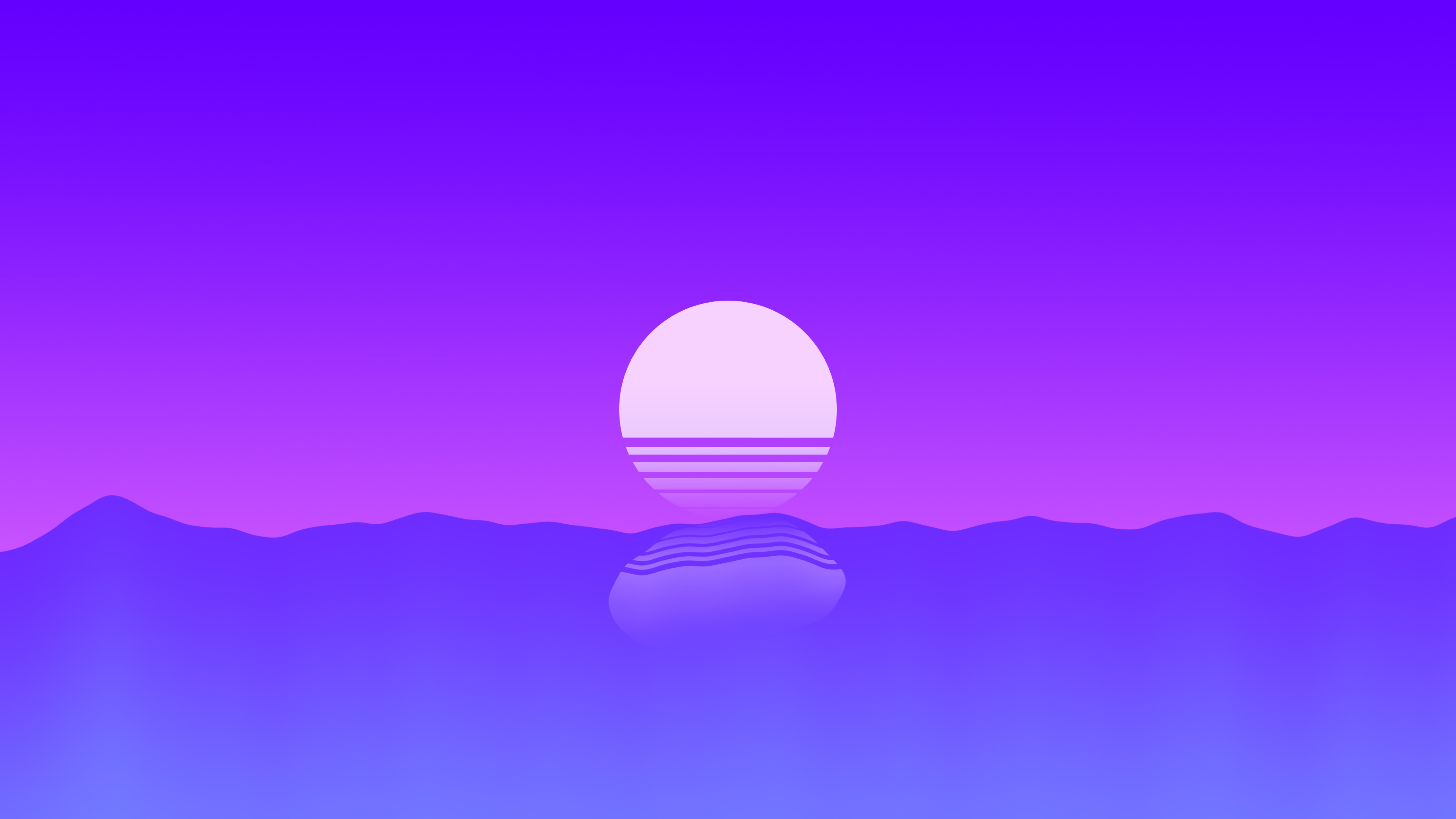 5120x2880 Resolution Sunset Sea Outrun 5K Wallpaper - Wallpapers Den