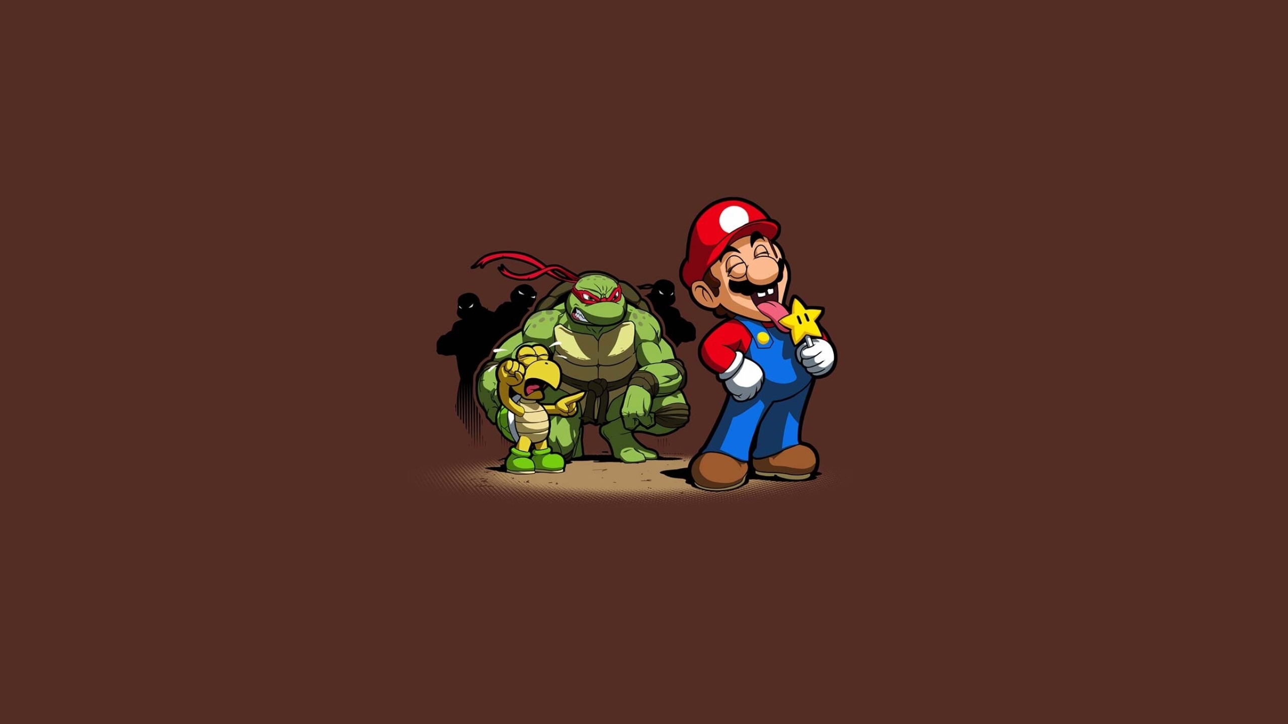 2560x1440 Super Mario and Teenage Mutan Ninja Turtles 1440P Resolution ...