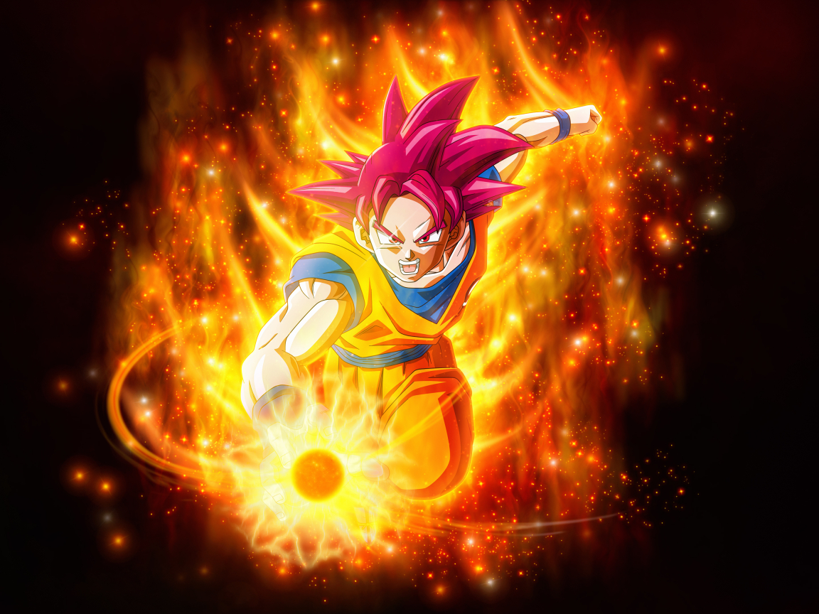1152x864 Super Saiyan God Goku Dragon Ball 1152x864 Resolution