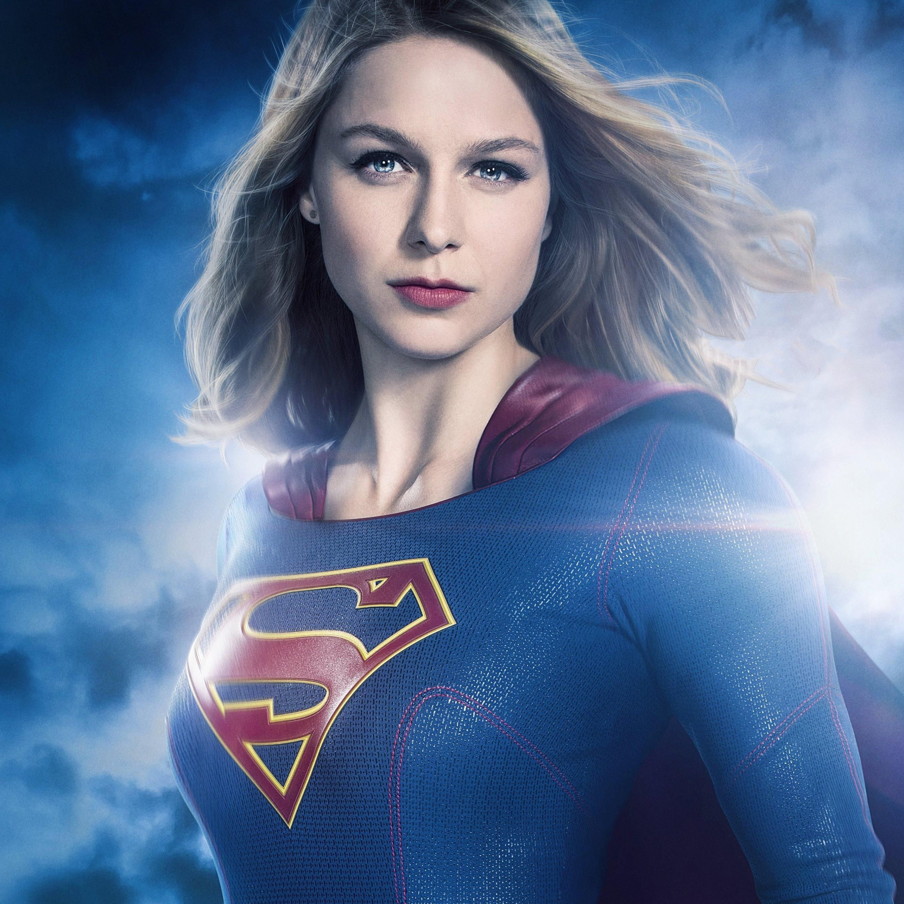 Supergirl Melissa Benoist (2932x2932) Resolution Wallpaper.