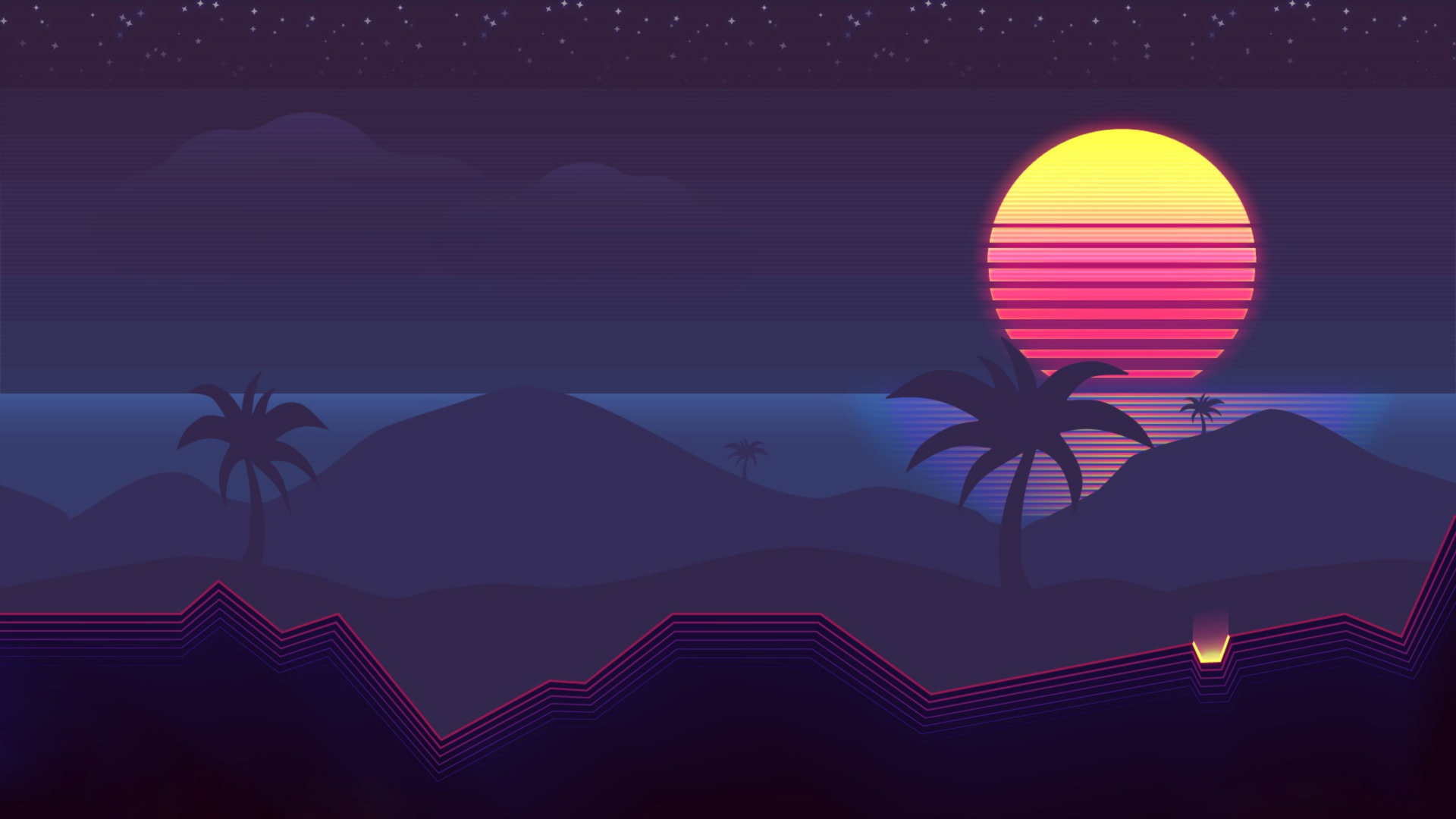 1920x1080 Synthwave 4k 1080P Laptop Full HD Wallpaper, HD Artist 4K