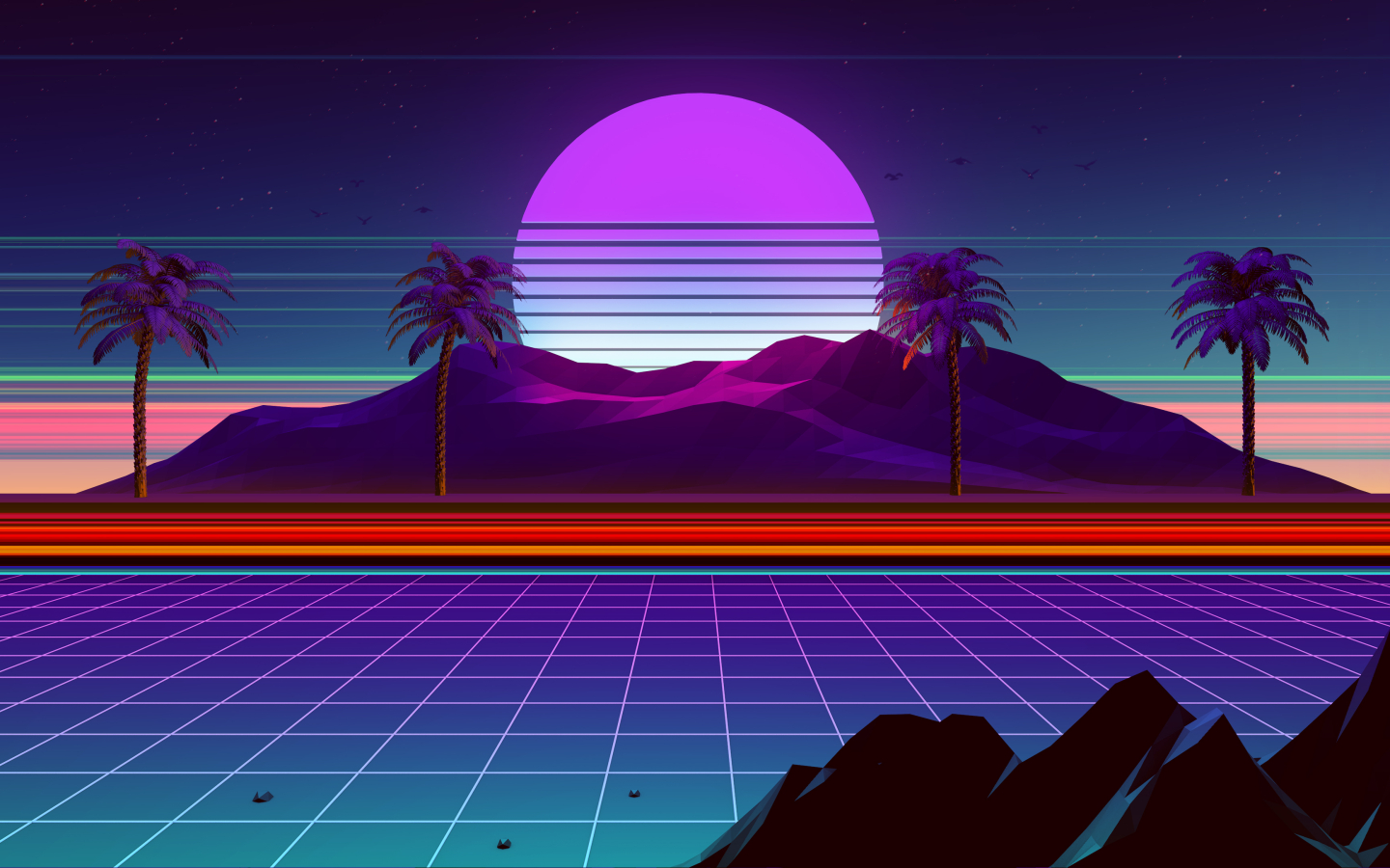1440x900 Synthwave And Retrowave 1440x900 Wallpaper Hd Artist 4k Wallpapers Images Photos And Background