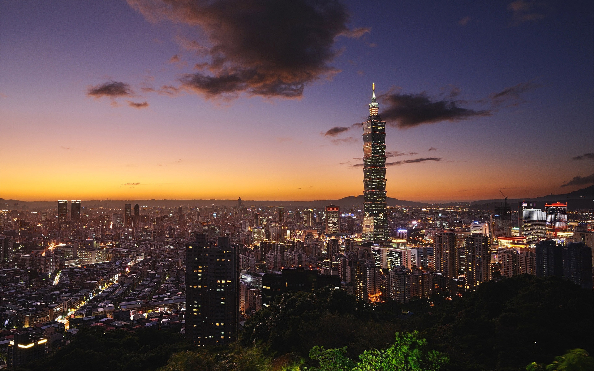 Taipei 101 & Taiwan Wallpaper 4K