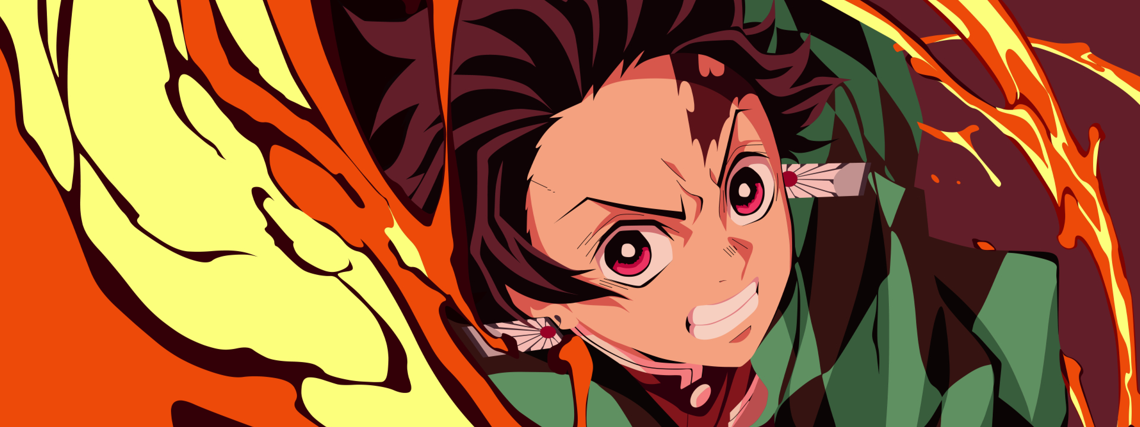 3840x1440 Resolution Tanjiro Kamado Cool Art Demon Slayer 3840x1440 ...