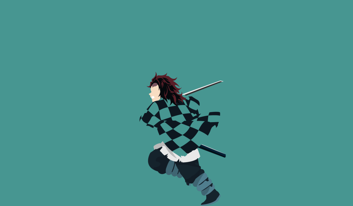 1200x700 Resolution Tanjiro Kamado Minimal Demon Slayer Art 1200x700