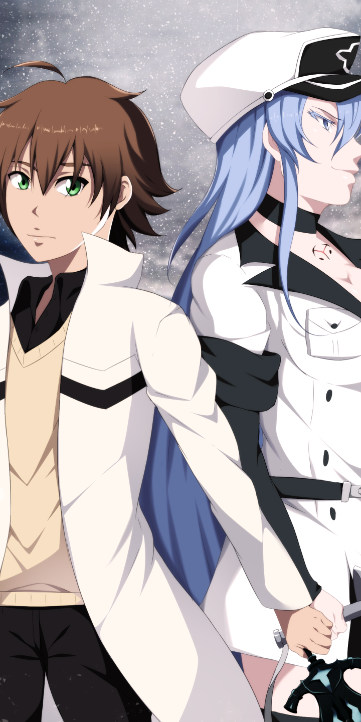 720x1440 Tatsumi and Esdeath 720x1440 Resolution Wallpaper, HD Anime 4K ...