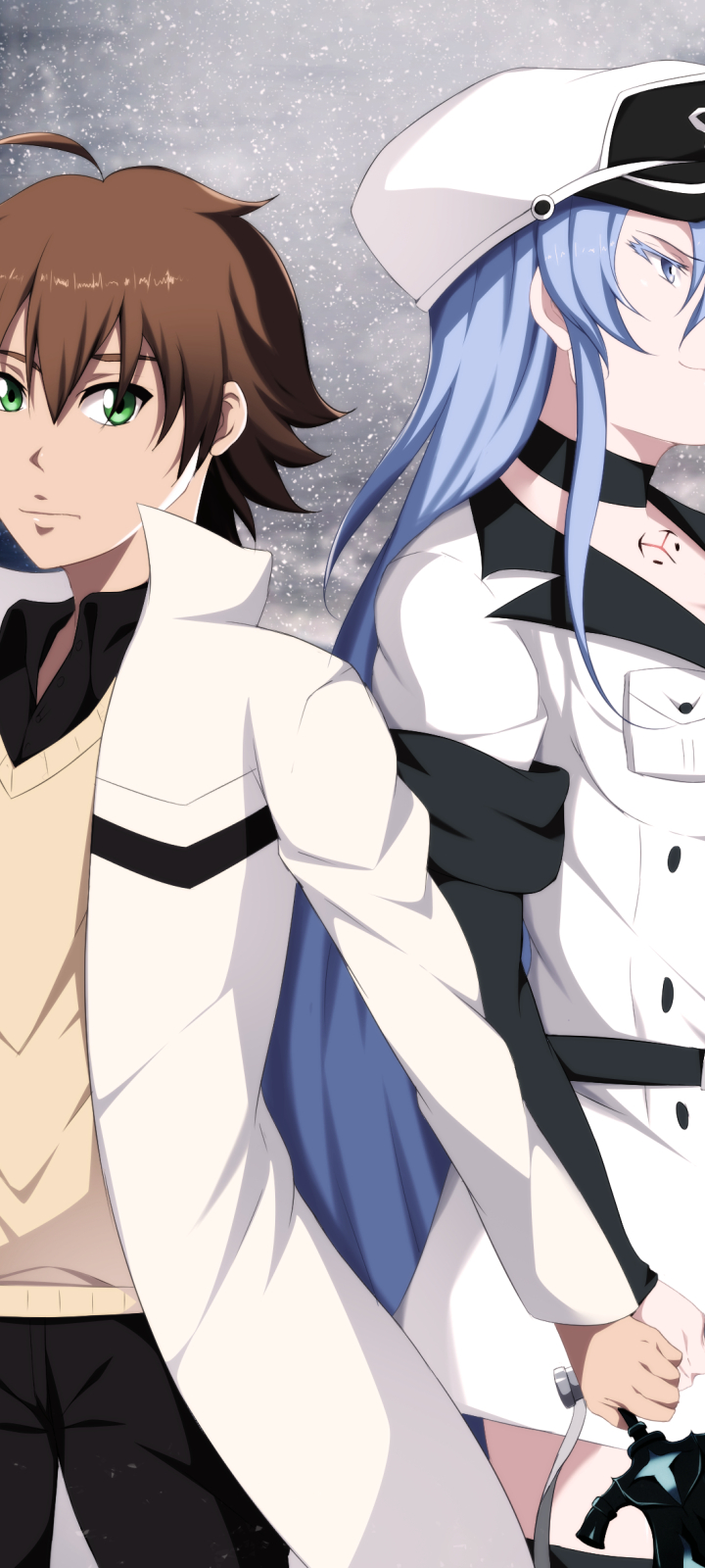 720x1600 tatsumi and esdeath 720x1600 resolution wallpaper hd anime 4k wallpapers images photos and background