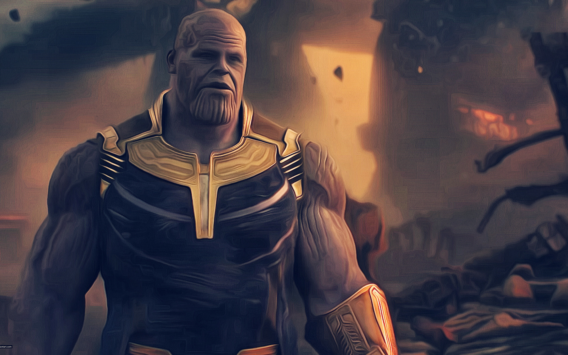 Thanos Avengers Infinity War Artwork, HD 4K Wallpaper