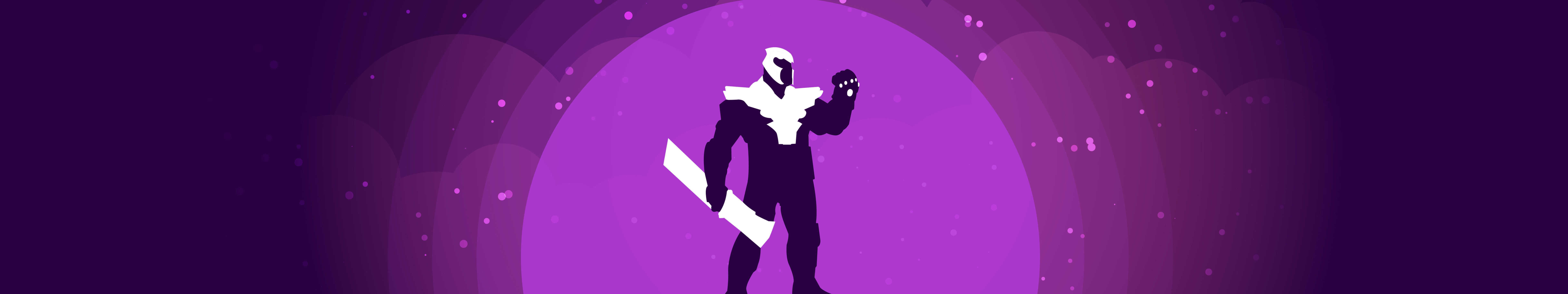 7680x1440 Thanos Endgame Minimalist 7680x1440 Resolution Wallpaper, HD