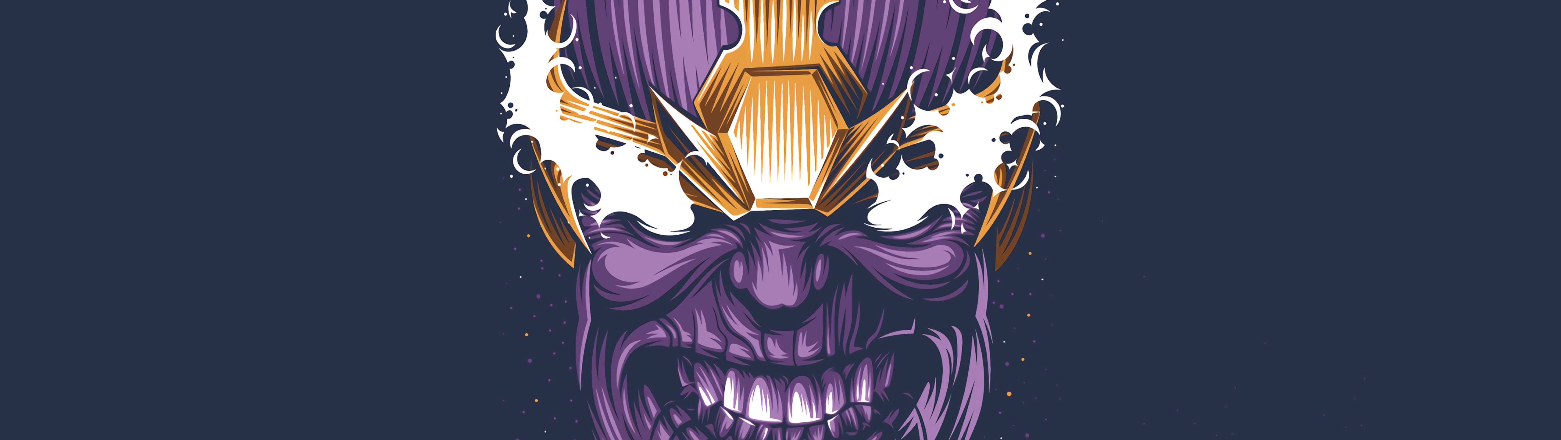 5120x1444 Thanos Face Minimal 4k 5120x1444 Resolution Wallpaper, HD  Superheroes 4K Wallpapers, Images, Photos and Background - Wallpapers Den