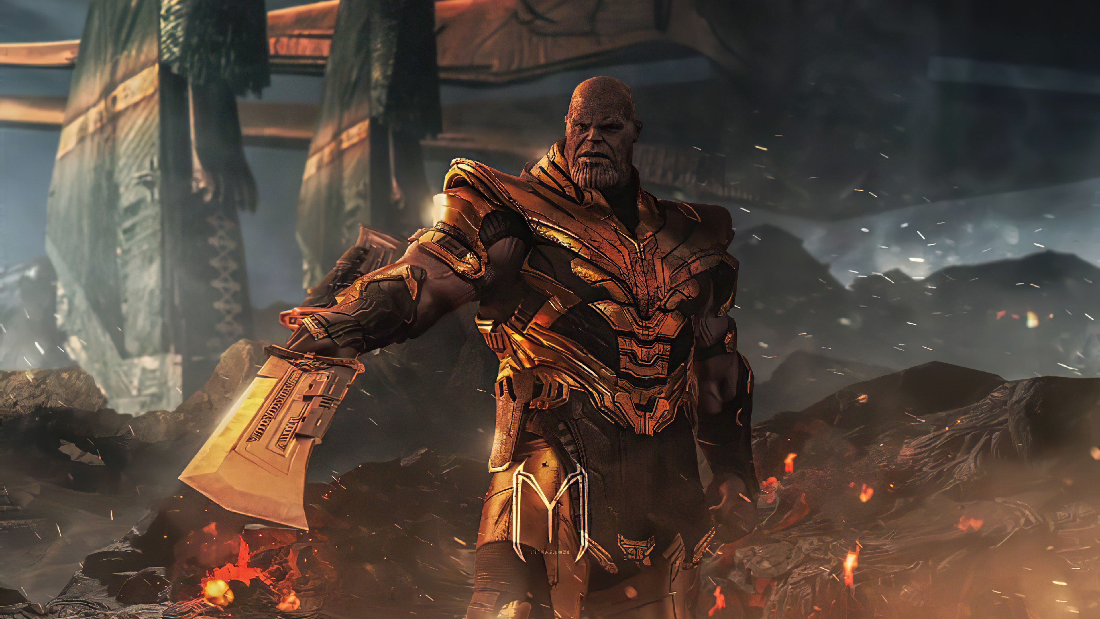 Thanos in 4K Avengers Endgame Wallpaper, HD Movies 4K Wallpapers, Images,  Photos and Background - Wallpapers Den