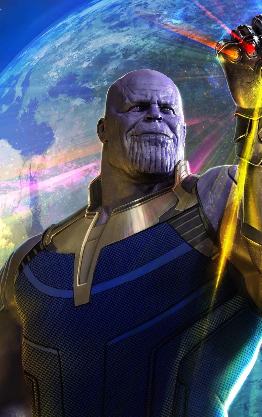 Thanos In Avengers Infinity War, Full HD 2K Wallpaper - 840 x 1336 jpeg 413kB