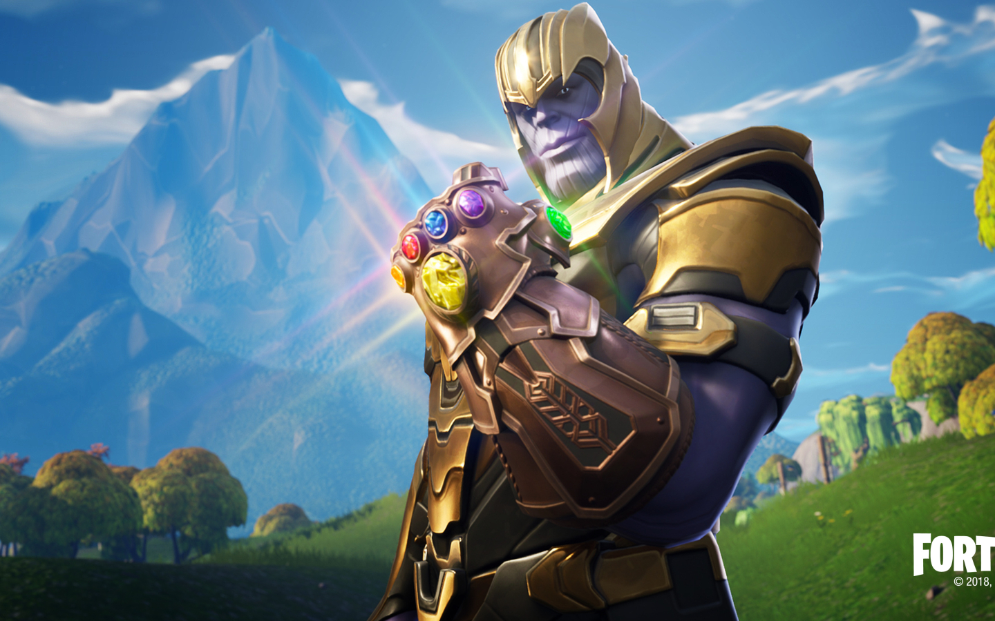 Thanos In Fortnite Battle Royale, HD 4K Wallpaper - 1440 x 900 jpeg 314kB