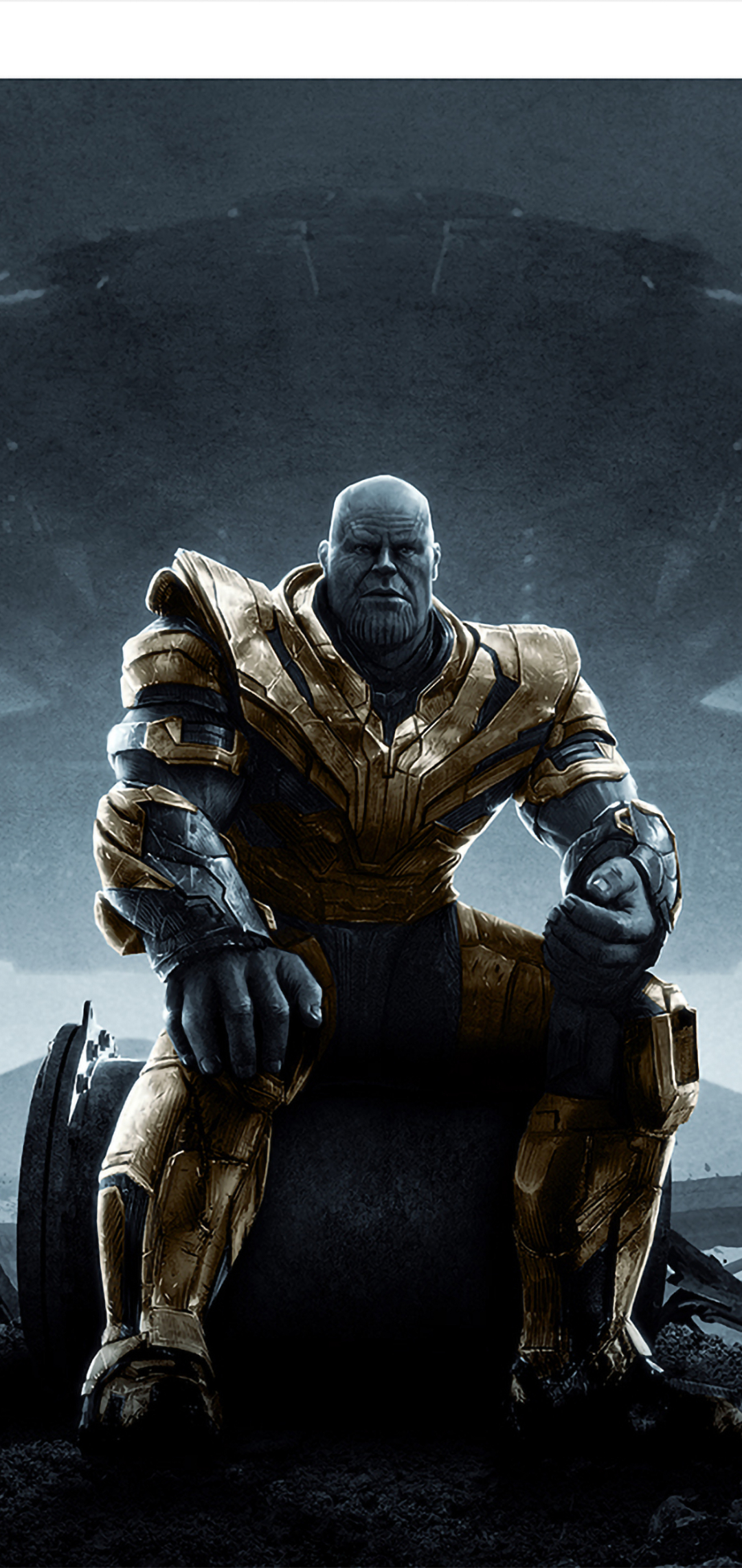 1080x2280 Thanos Sitting In Avengers Endgame One Plus 6huawei P20