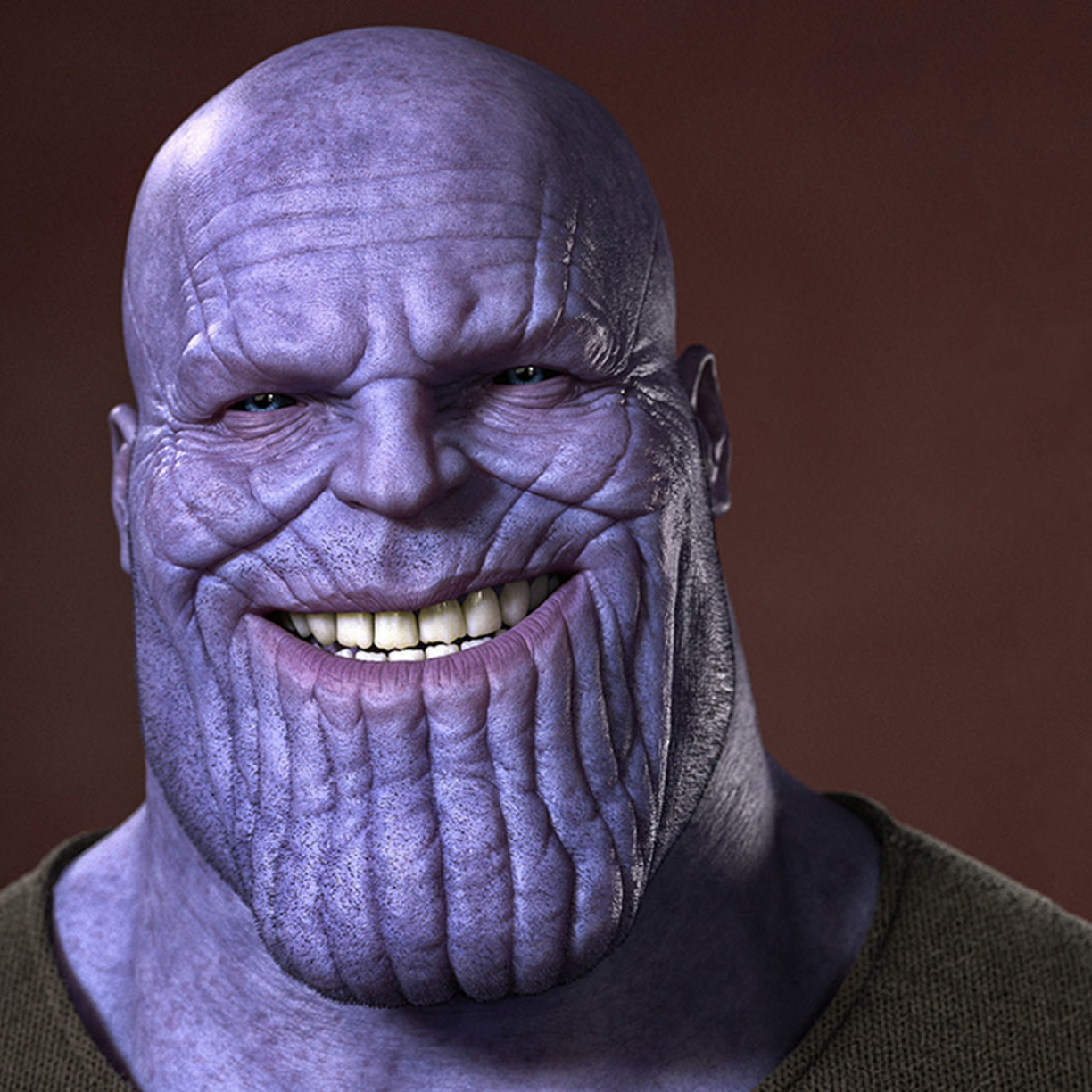 Thanos Smiling, Full HD Wallpaper