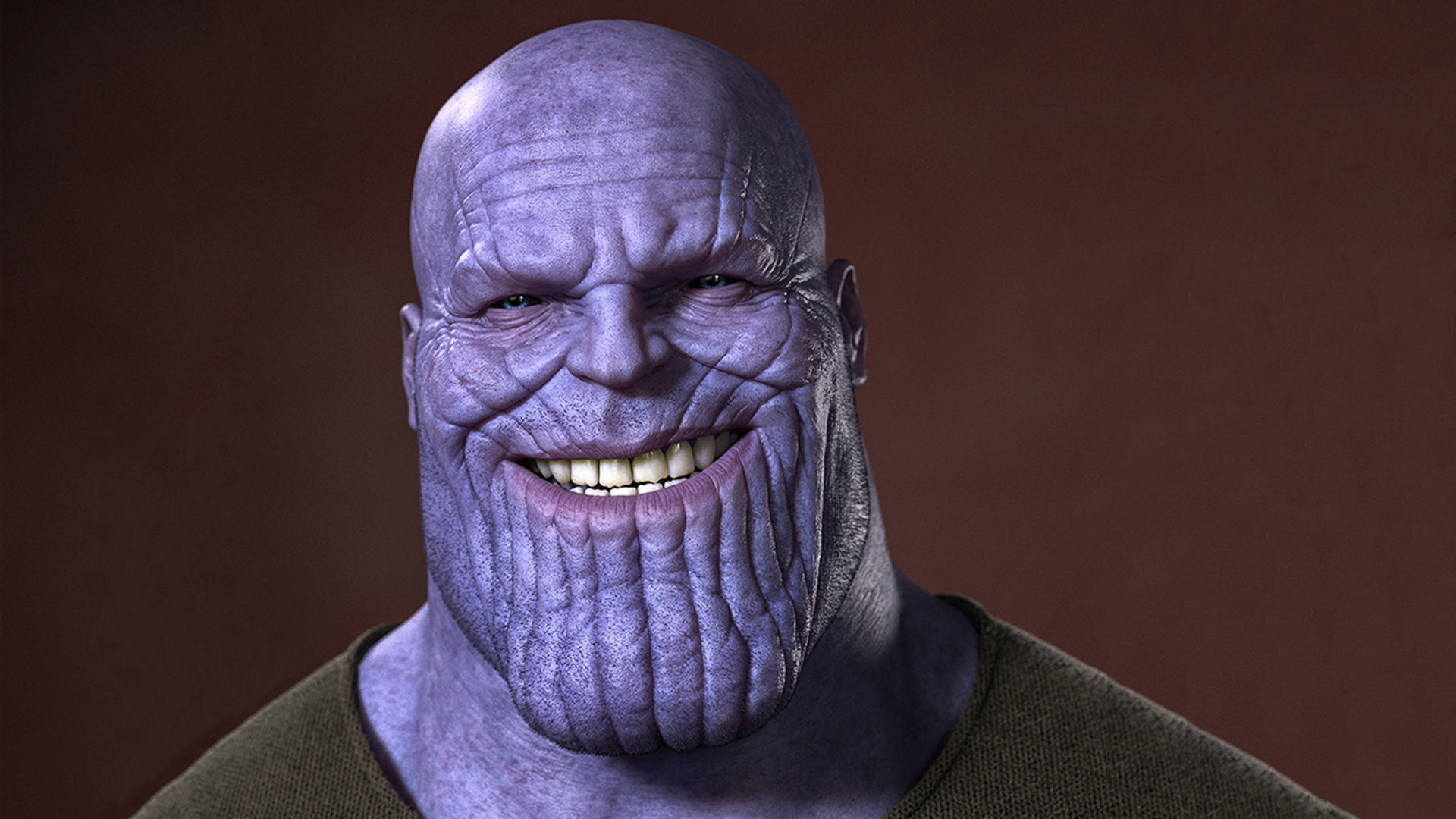 Thanos Smiling, Full HD Wallpaper