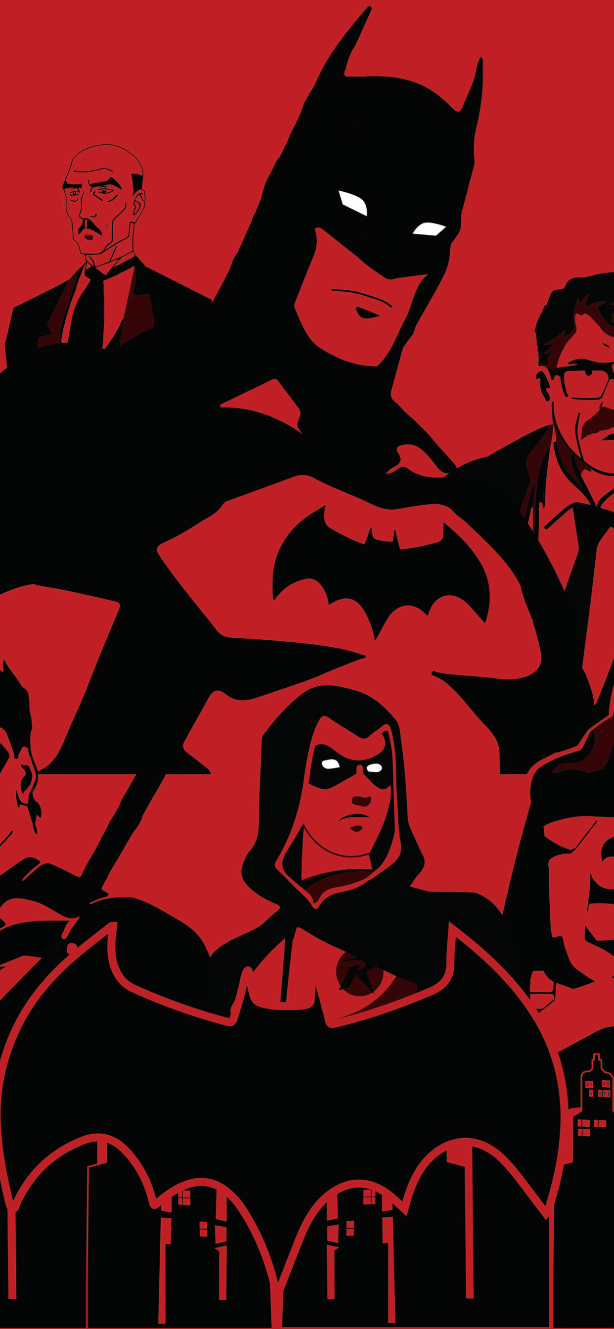 Batman and Batgirl illustration HD wallpaper  Wallpaper Flare