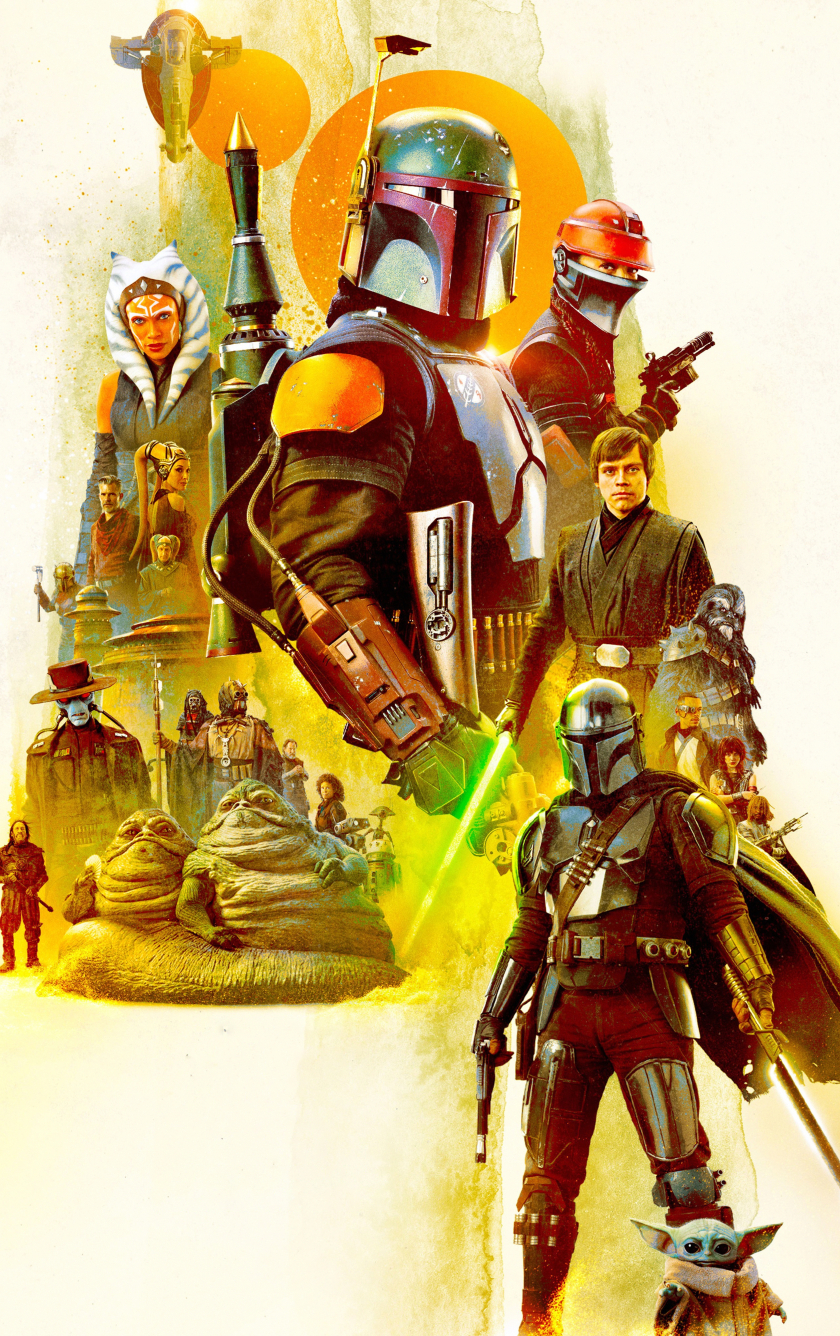 840x1336 The Book Of Boba Fett Official 840x1336 Resolution Wallpaper