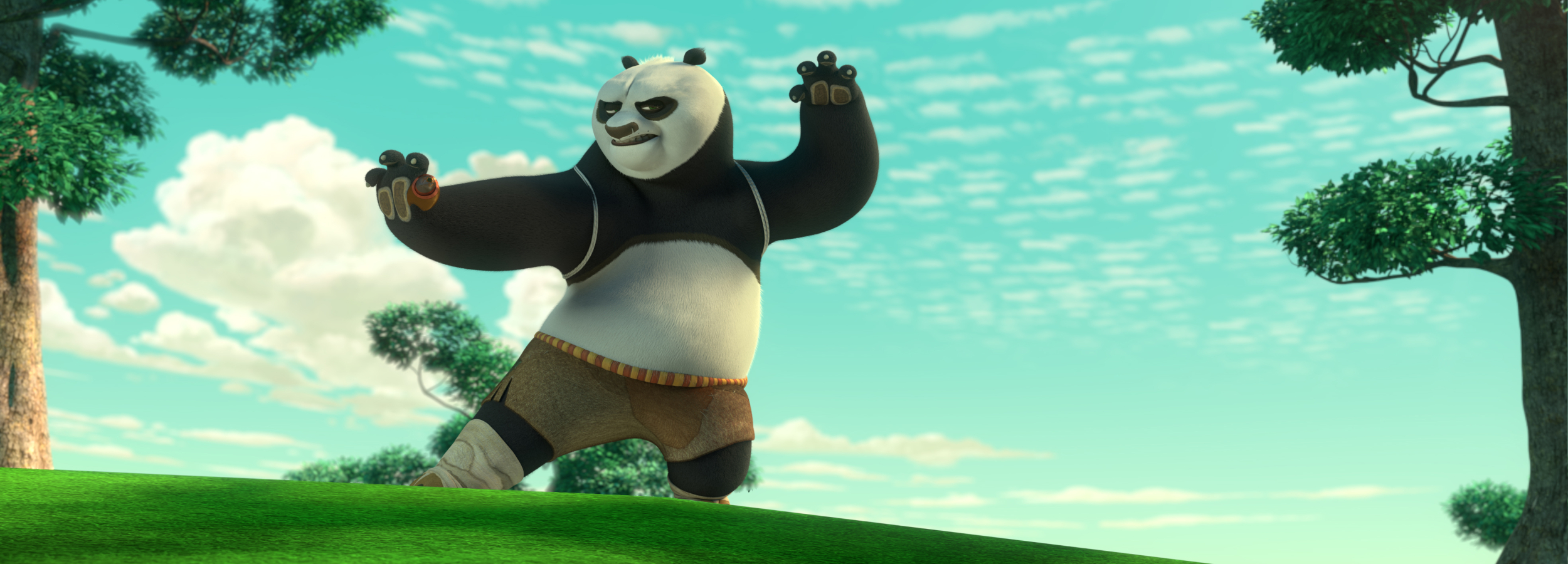 2500x900 The Dragon Knight 4k Kung Fu Panda 2500x900 Resolution