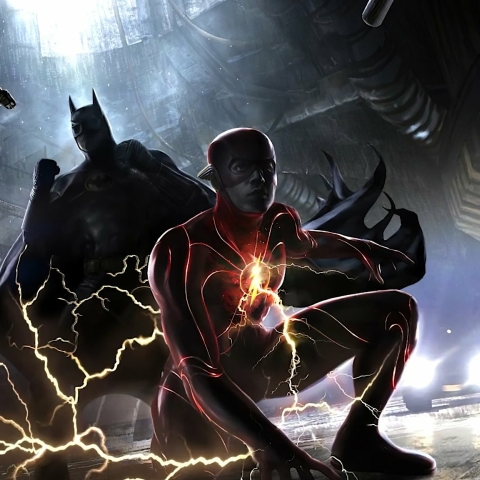 480x480 The Flash and The Batman Concept Art 480x480 Resolution ...