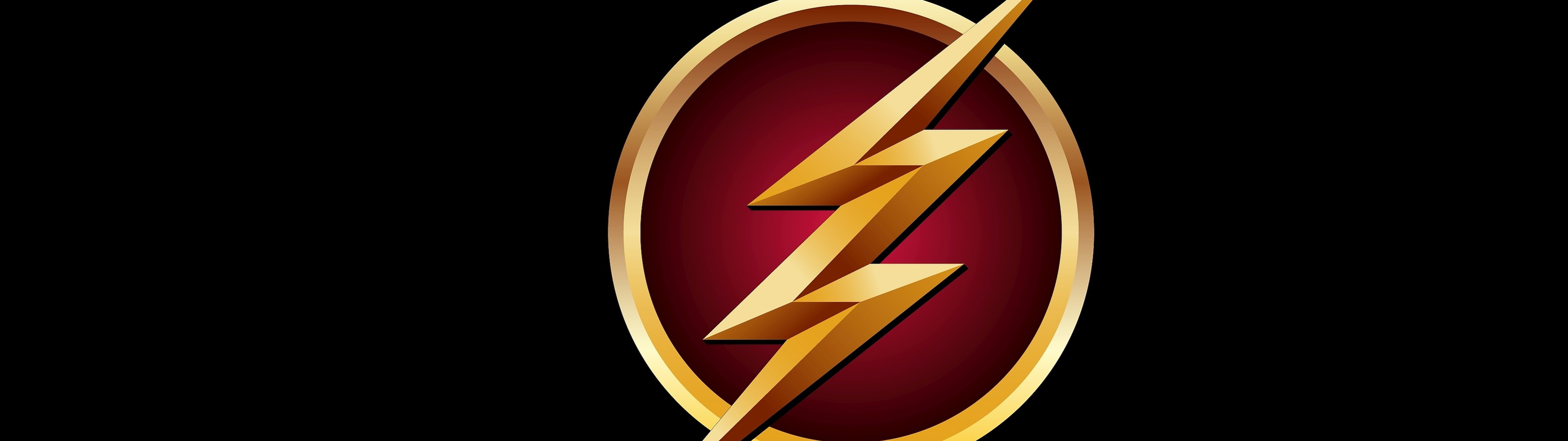 7680x2160 Resolution The Flash Logo 7680x2160 Resolution Wallpaper ...