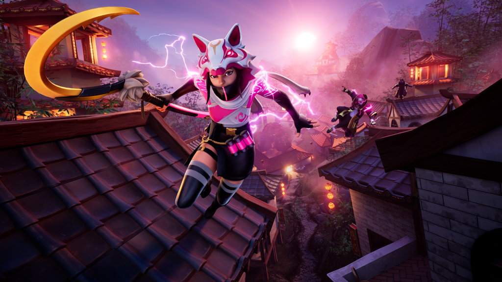 1024x576 Resolution The Fox Clan Fortnite 1024x576 Resolution Wallpaper