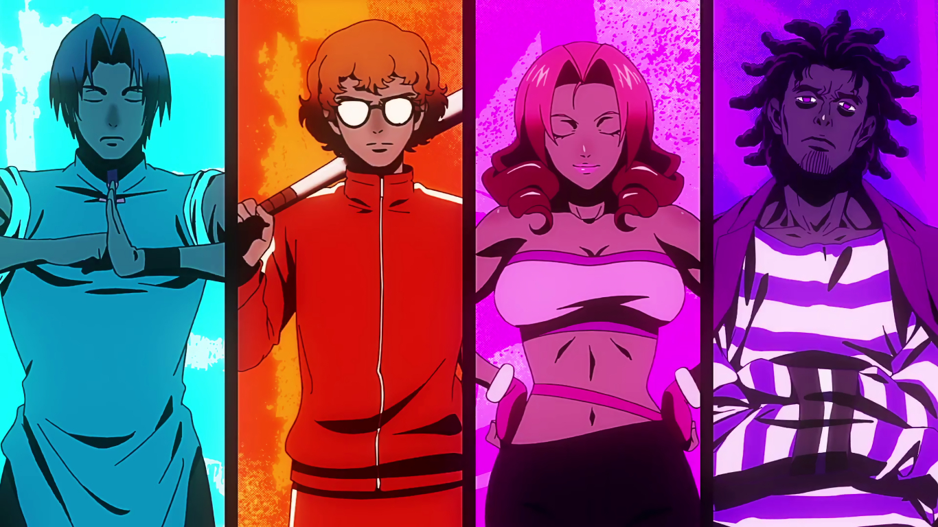 1366x768 The God  of High  School  Charcters 1366x768 
