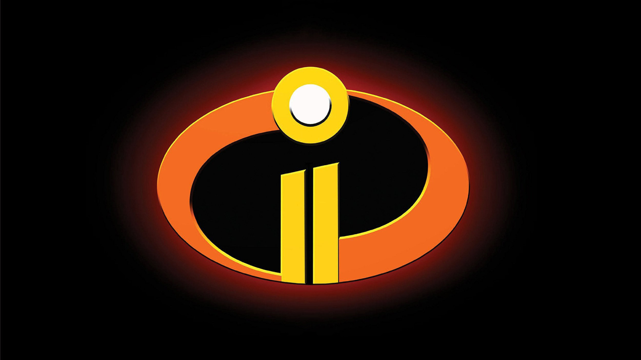 The Incredibles 2 Logo, Full HD 2K Wallpaper