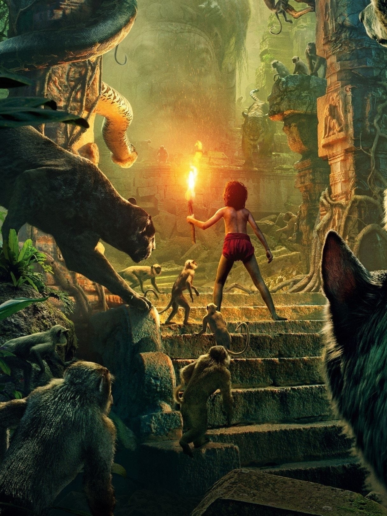 1536x2048 Resolution The Jungle Book Movie Poster 1536x2048 Resolution