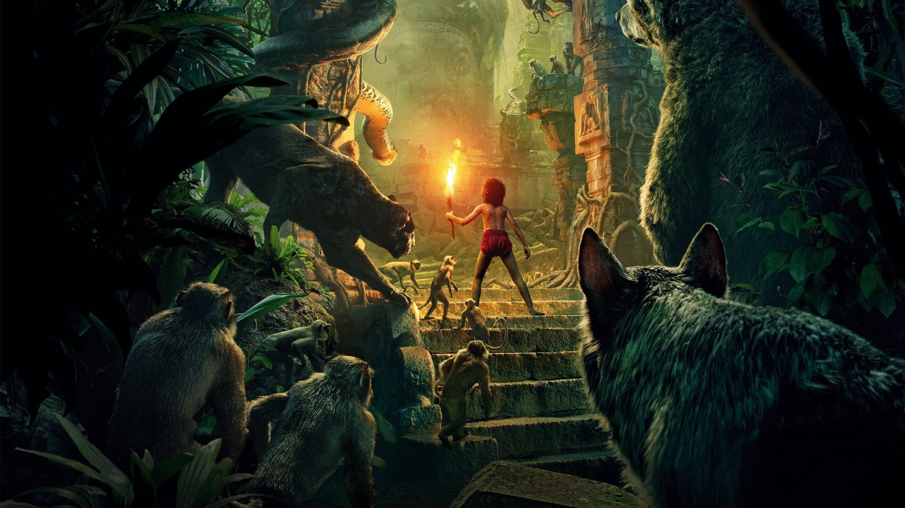 The Jungle Book Movie Poster Wallpaper, HD Movies 4K Wallpapers, Images,  Photos and Background - Wallpapers Den