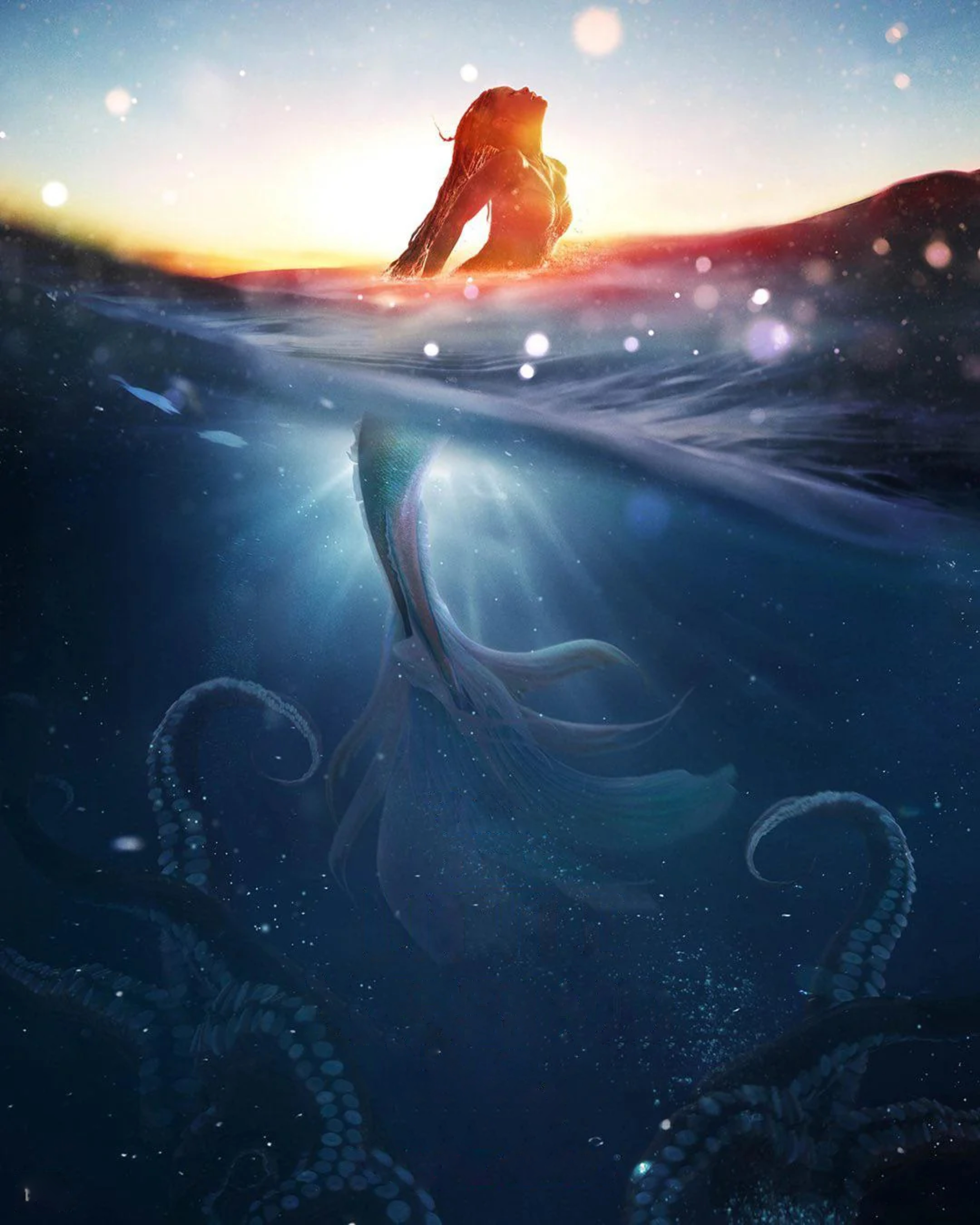 Posterhouzz Movie The Little Mermaid HD Wallpaper Background Fine Art Paper  Print Poster MOV4881  Amazonin Home  Kitchen
