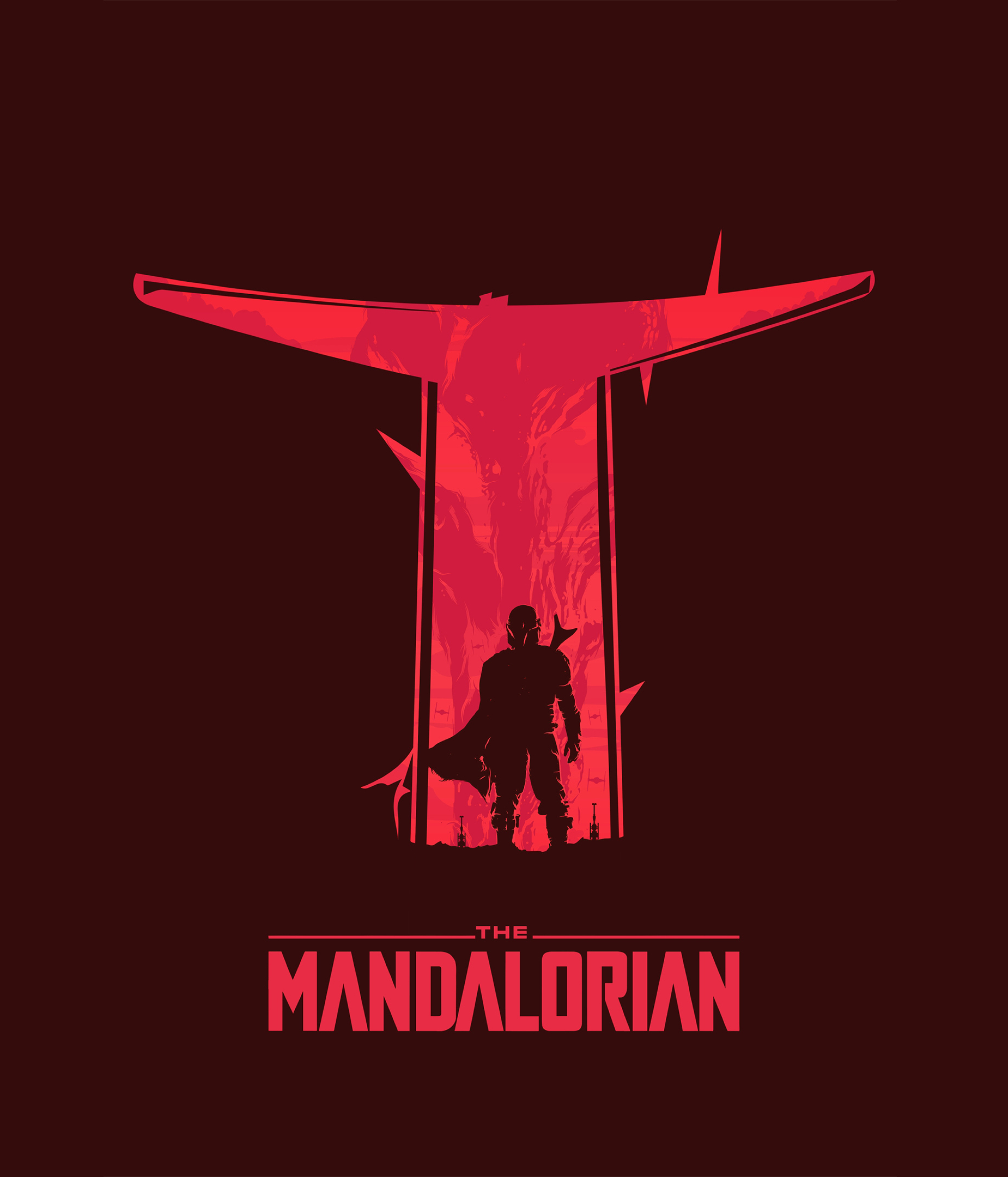 X Resolution The Mandalorian Minimalist X Resolution Wallpaper Wallpapers Den